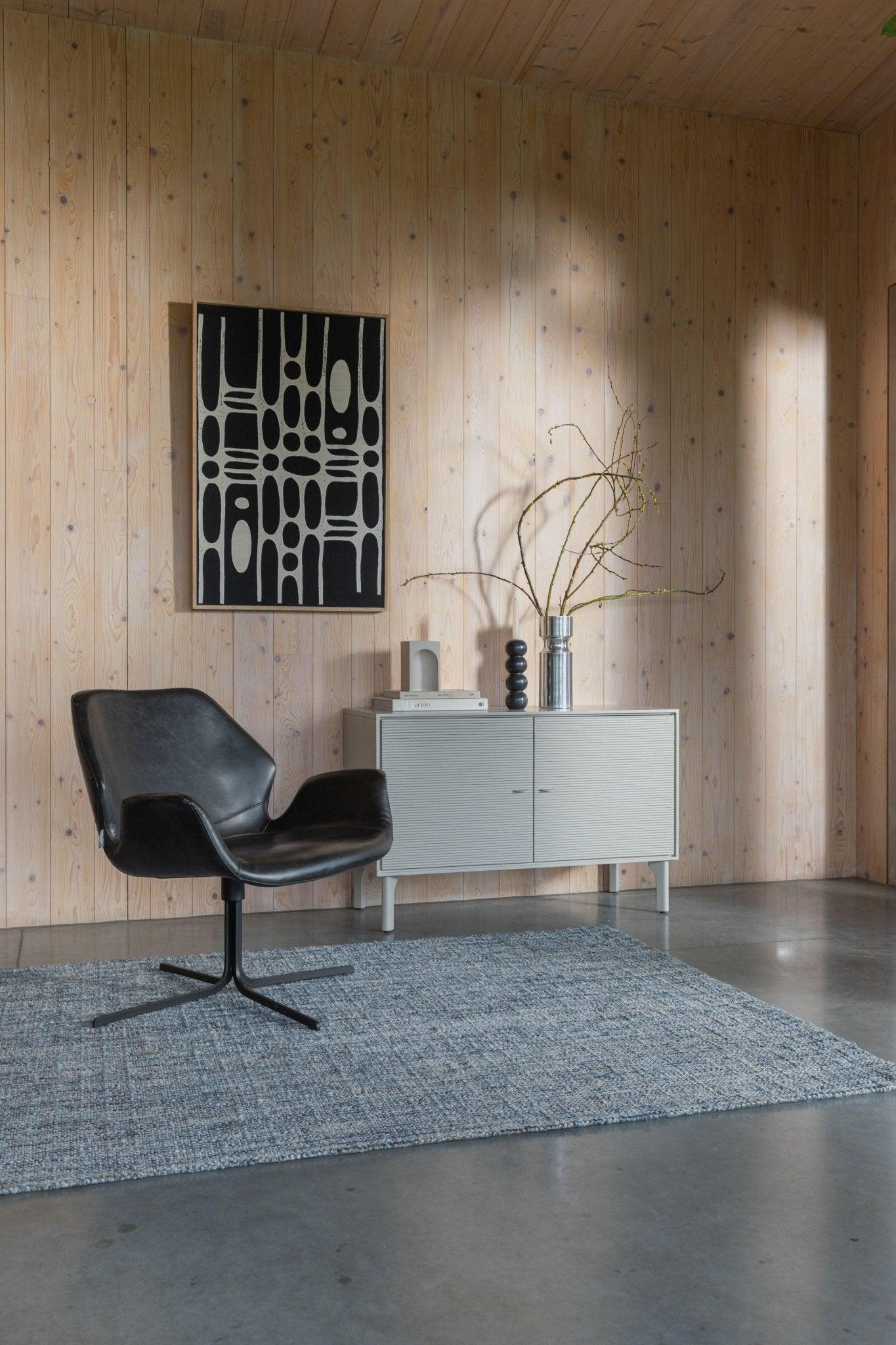 Dekoracja ścienna HALO czarna bawełna Zuiver Eye on Design