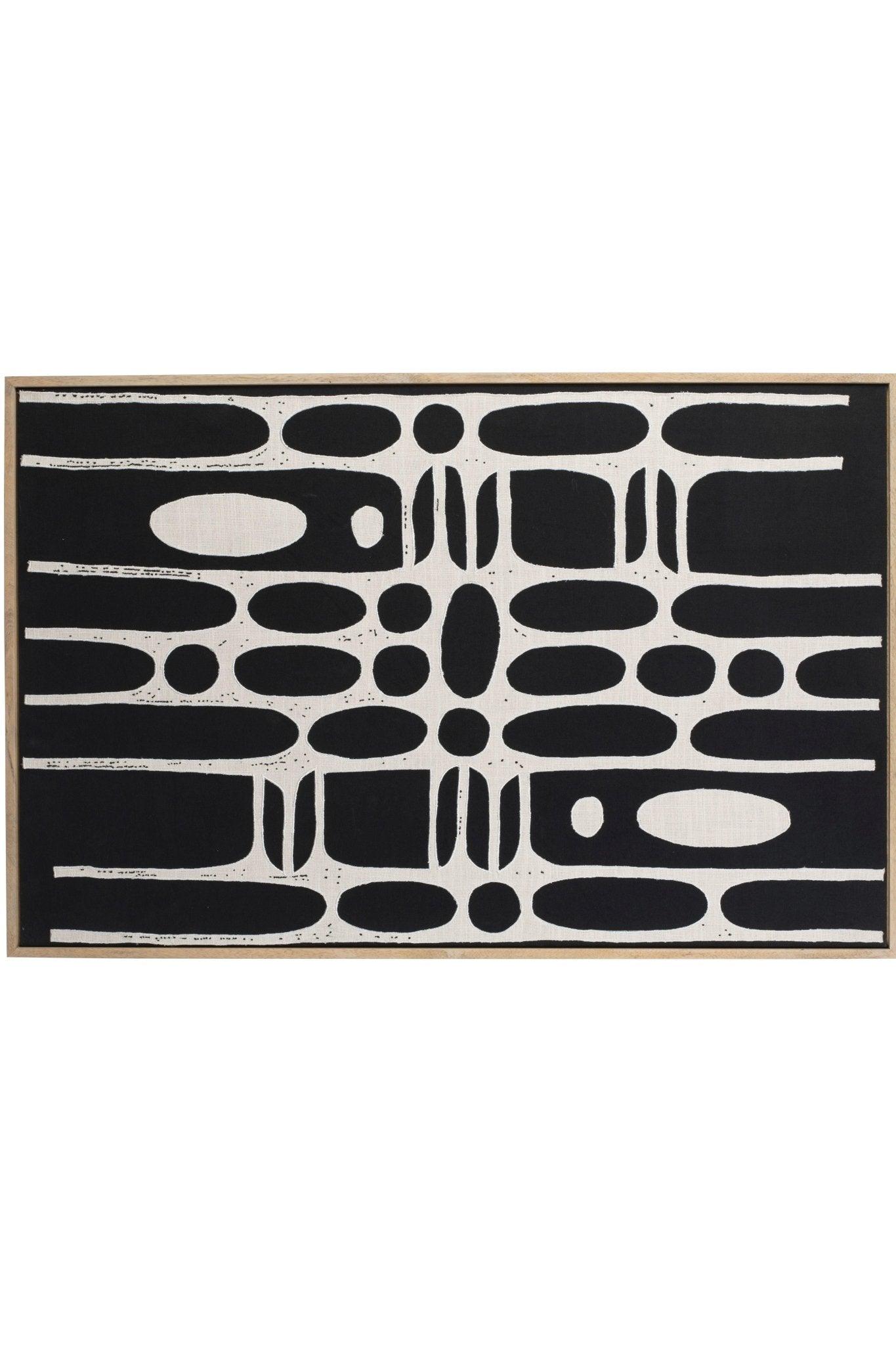 Dekoracja ścienna HALO czarna bawełna Zuiver Eye on Design