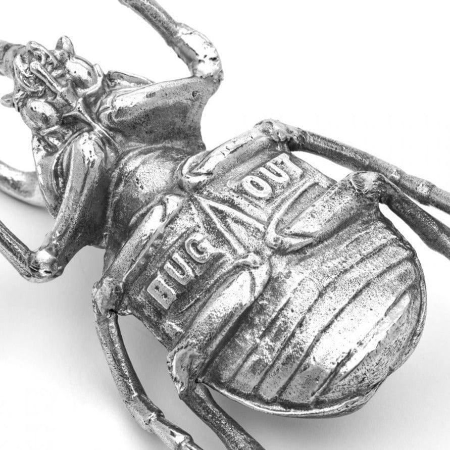 Dekoracja WUNDERKAMMER BUG srebrny Seletti Eye on Design