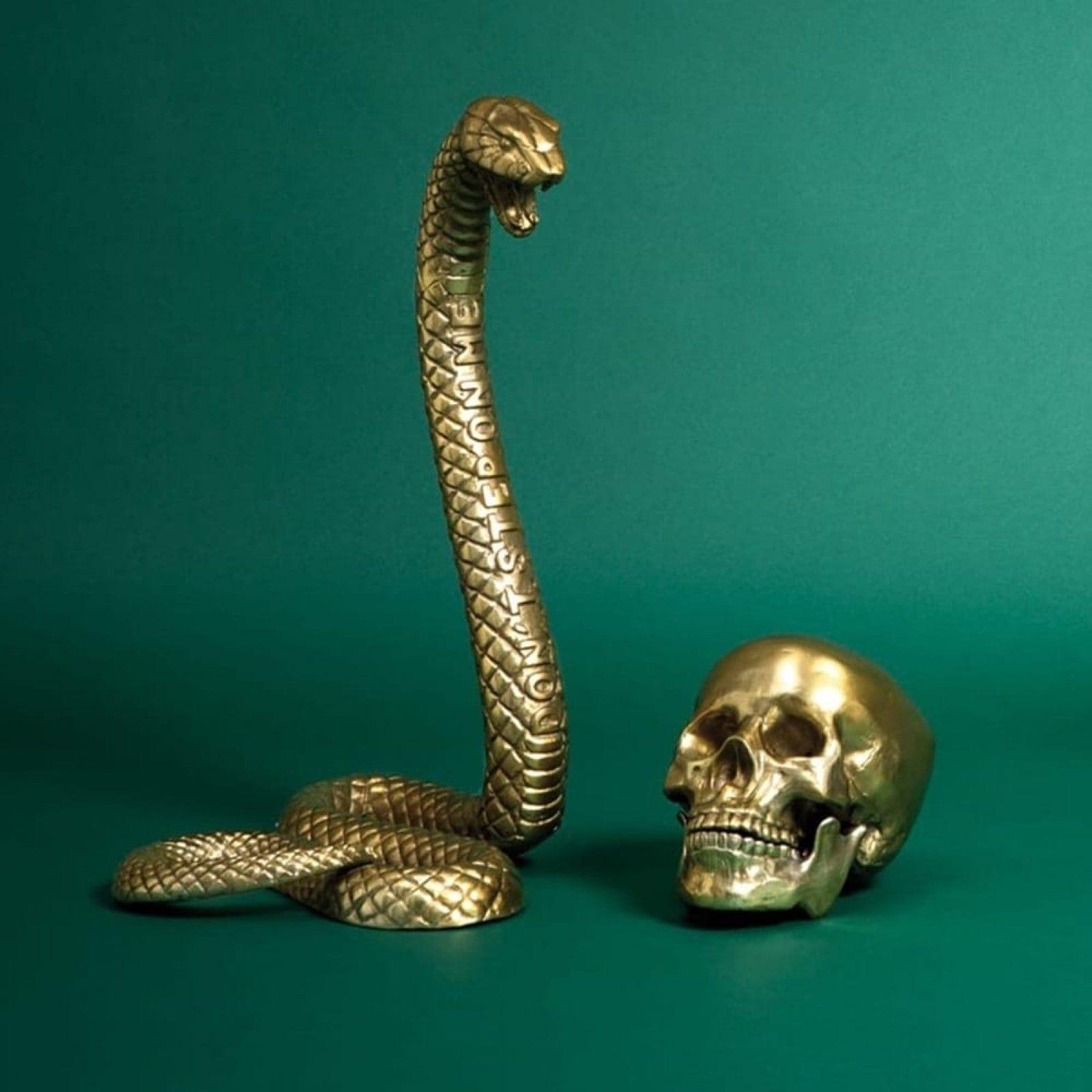 Dekoracja WUNDERKAMMER SKULL złoty Seletti Eye on Design