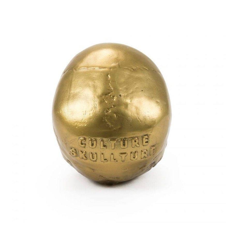 Dekoracja WUNDERKAMMER SKULL złoty Seletti Eye on Design