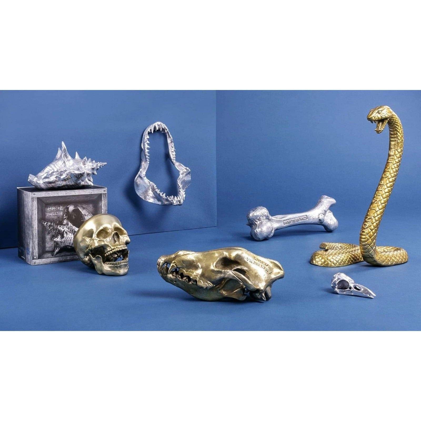 Dekoracja WUNDERKAMMER WOLF SKULL złoty Seletti Eye on Design