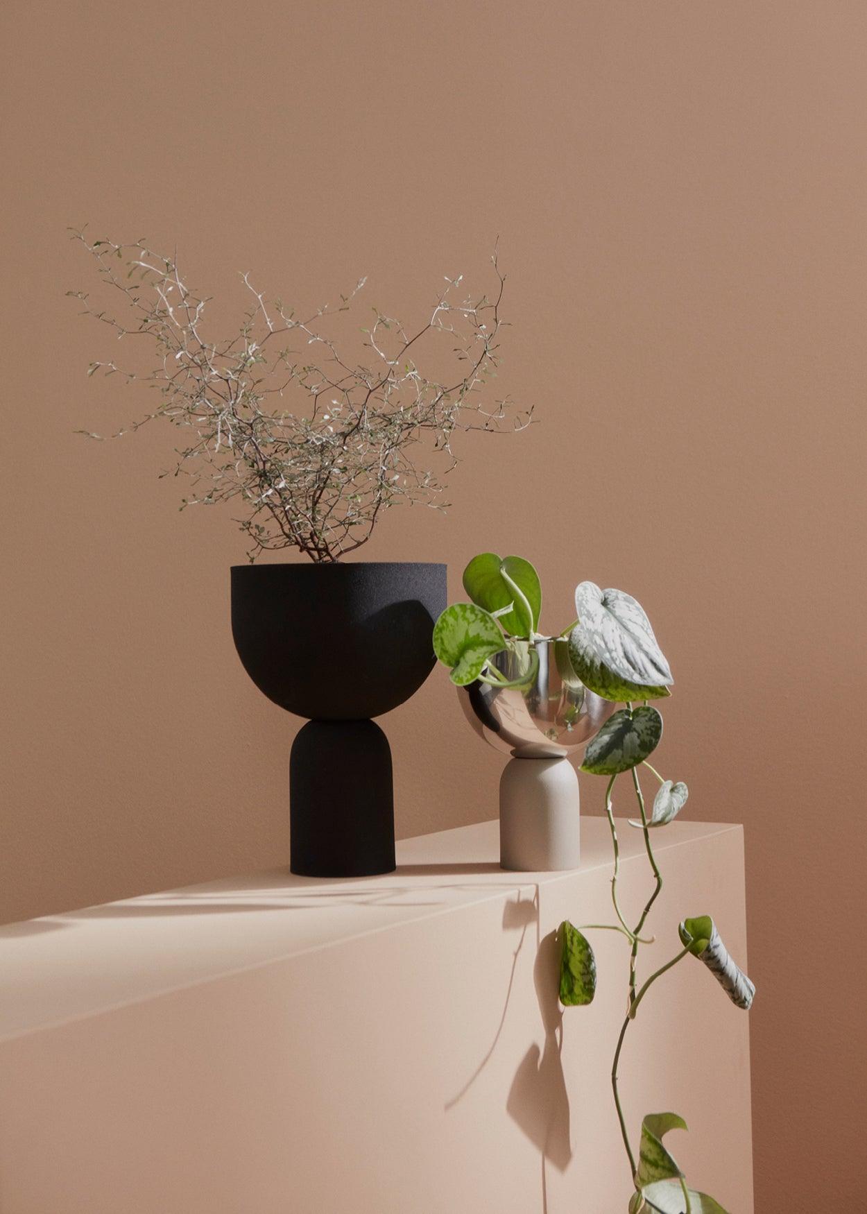 Doniczka TORUS beżowy AYTM Eye on Design