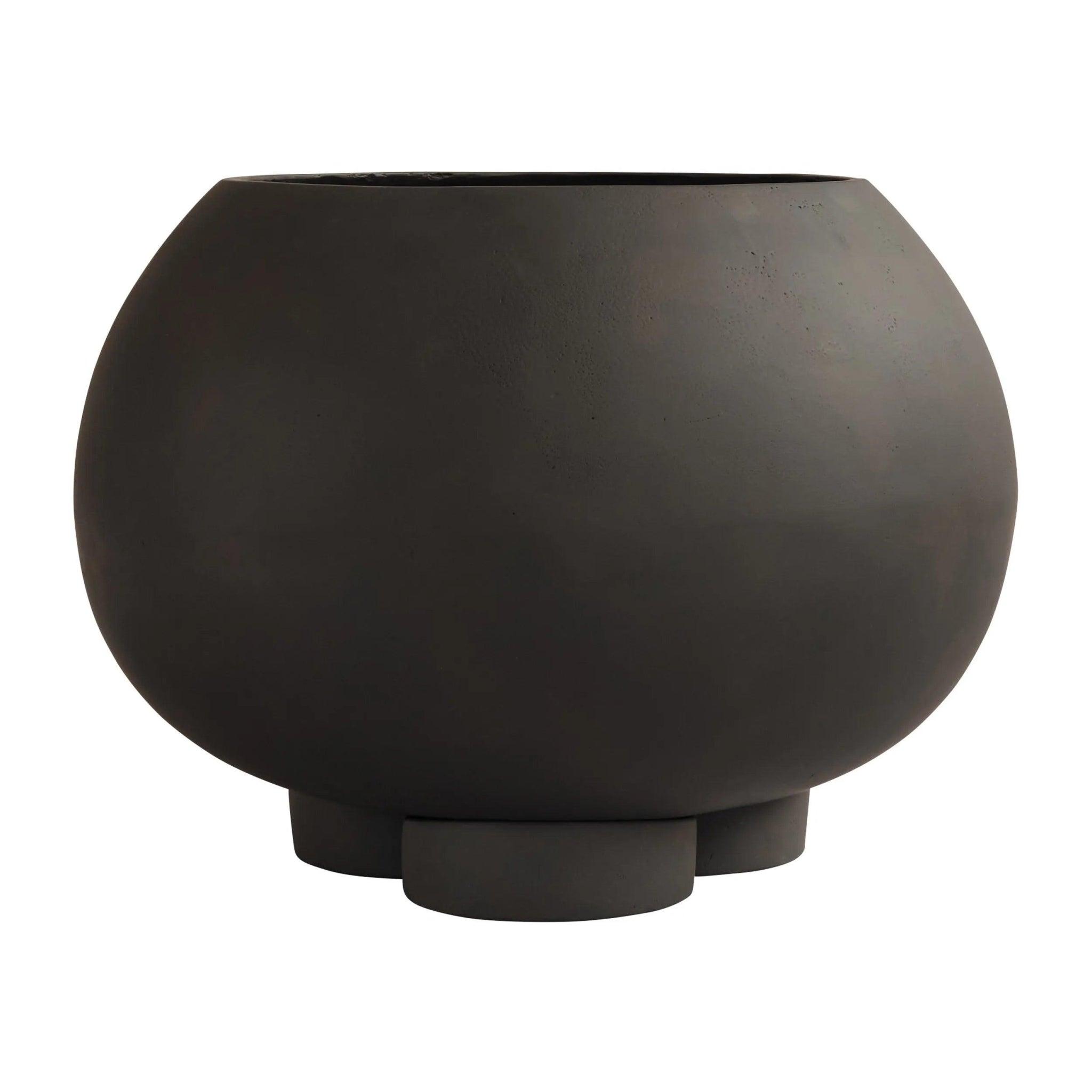 Doniczka URCHIN ciemnobrązowy 101 Copenhagen L Eye on Design