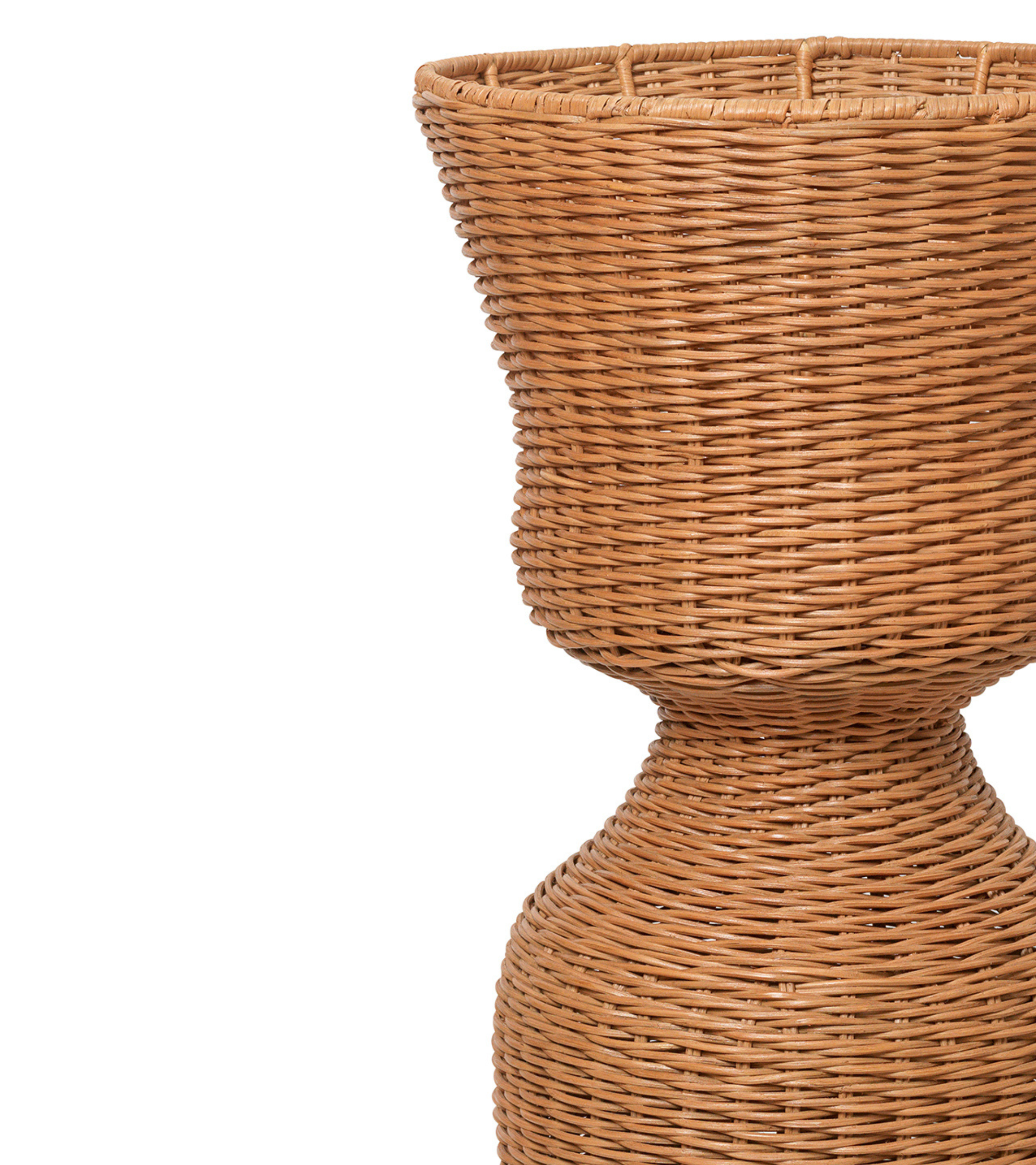 AGNES TALL Rattan-Pflanzenständer