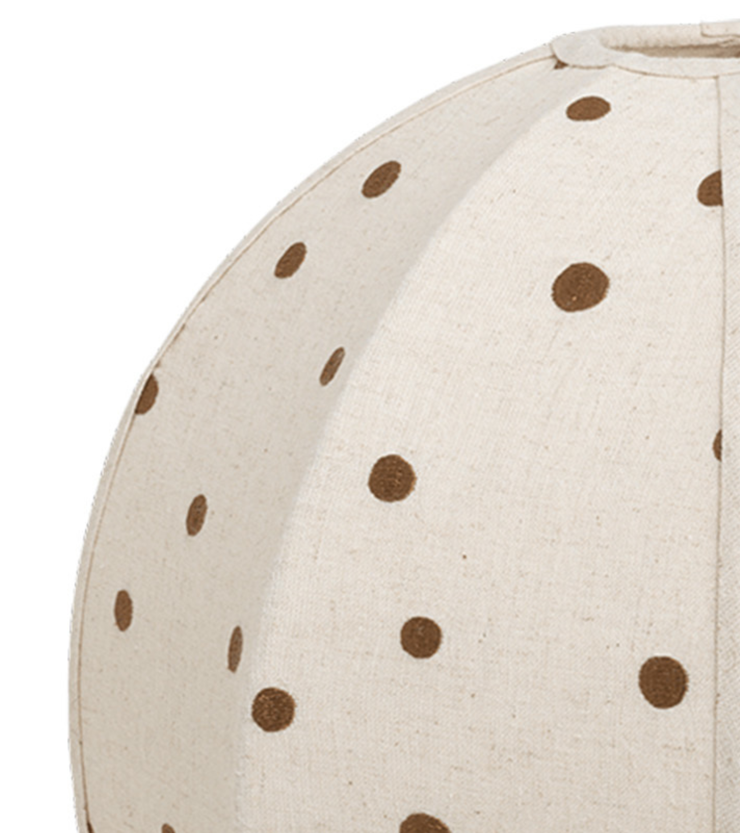 DOTS TEXTILE Lampenschirm hellbeige