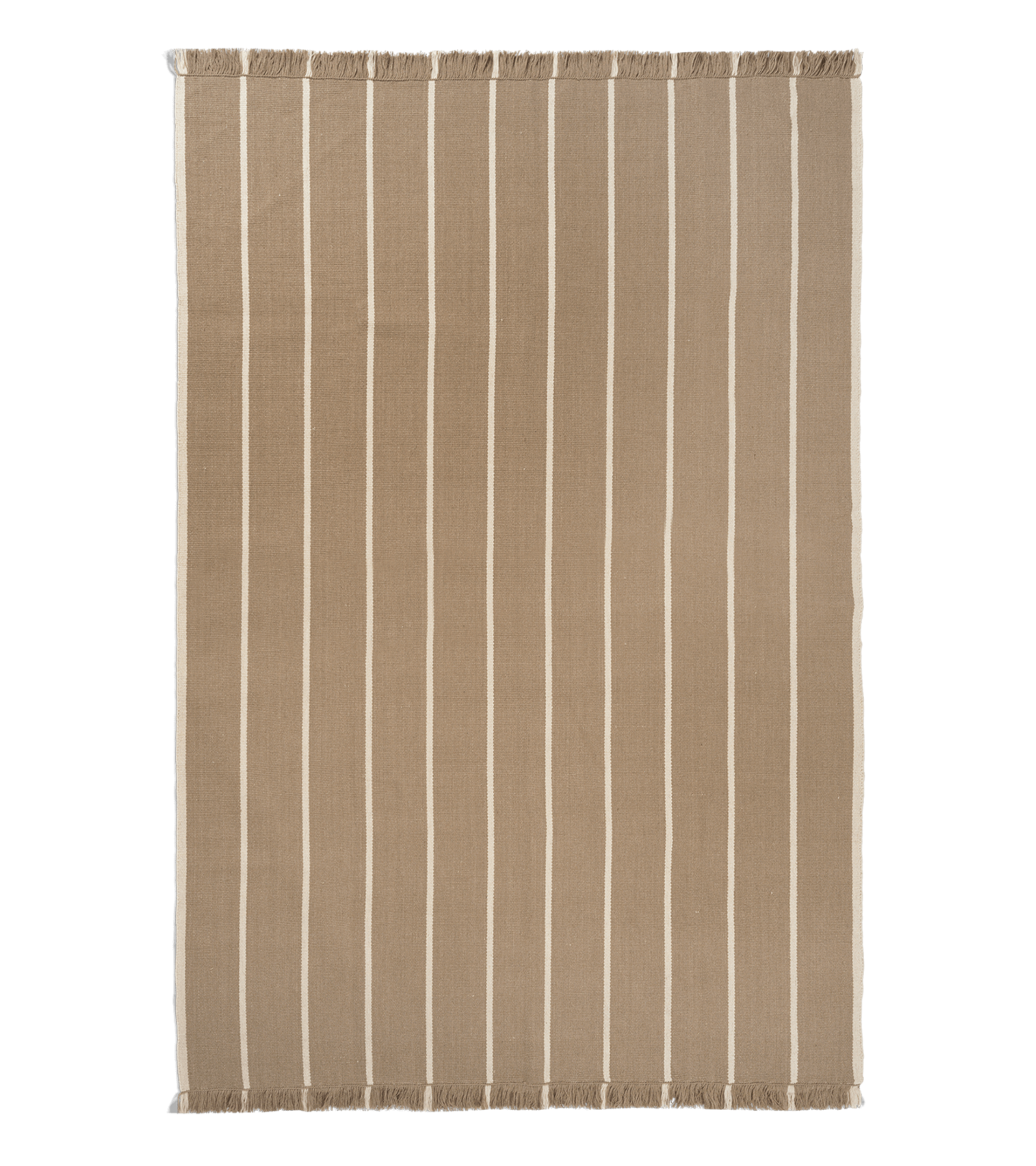 Vloerkleed CALM KELIM karamel met beige