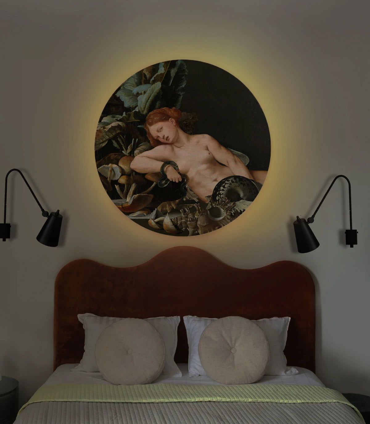 Wandlamp DOTS LIGHTING - CLEOPATRA zwart