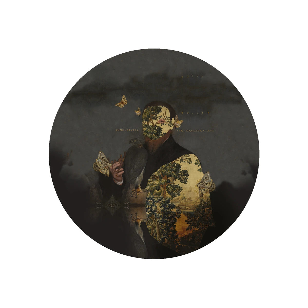 Wandlamp DOTS LIGHTING - GENTLEMAN MOT vlammend grijs