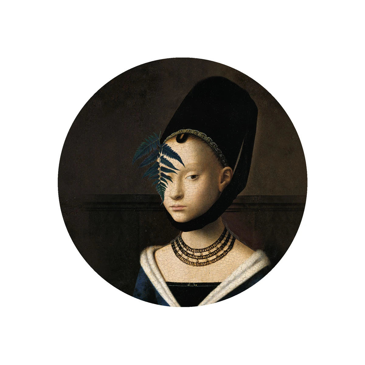 Wandlamp DOTS LIGHTING - LADY FERN donkerbruin