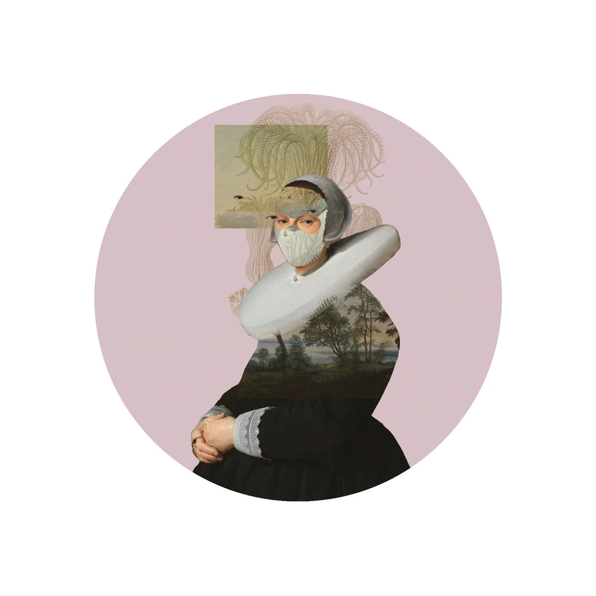 Wandlamp DOTS LIGHTING - LANDSCAPE MUSE roze