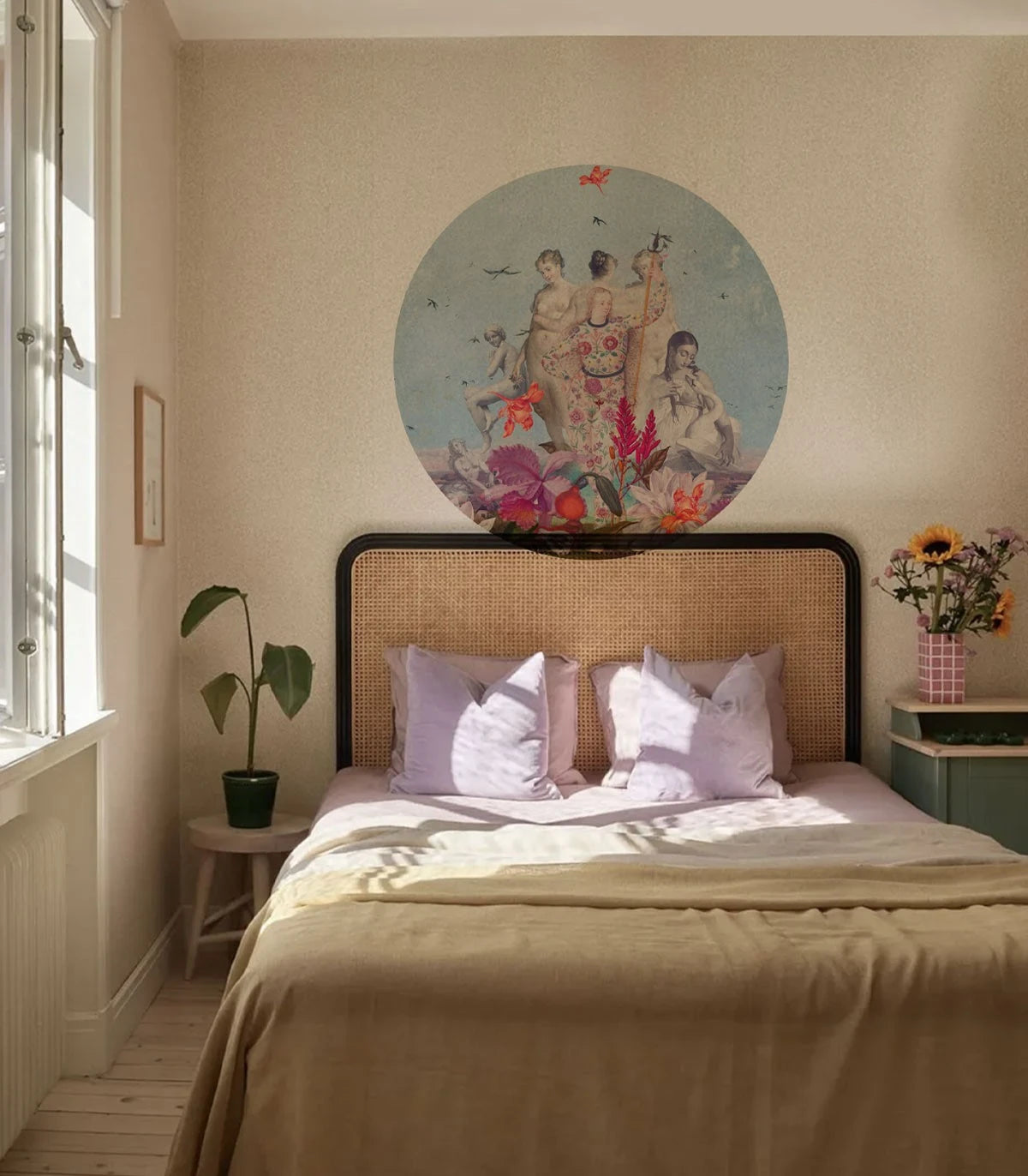 Wandlamp DOTS LIGHTING - VROUWENDAG blauw