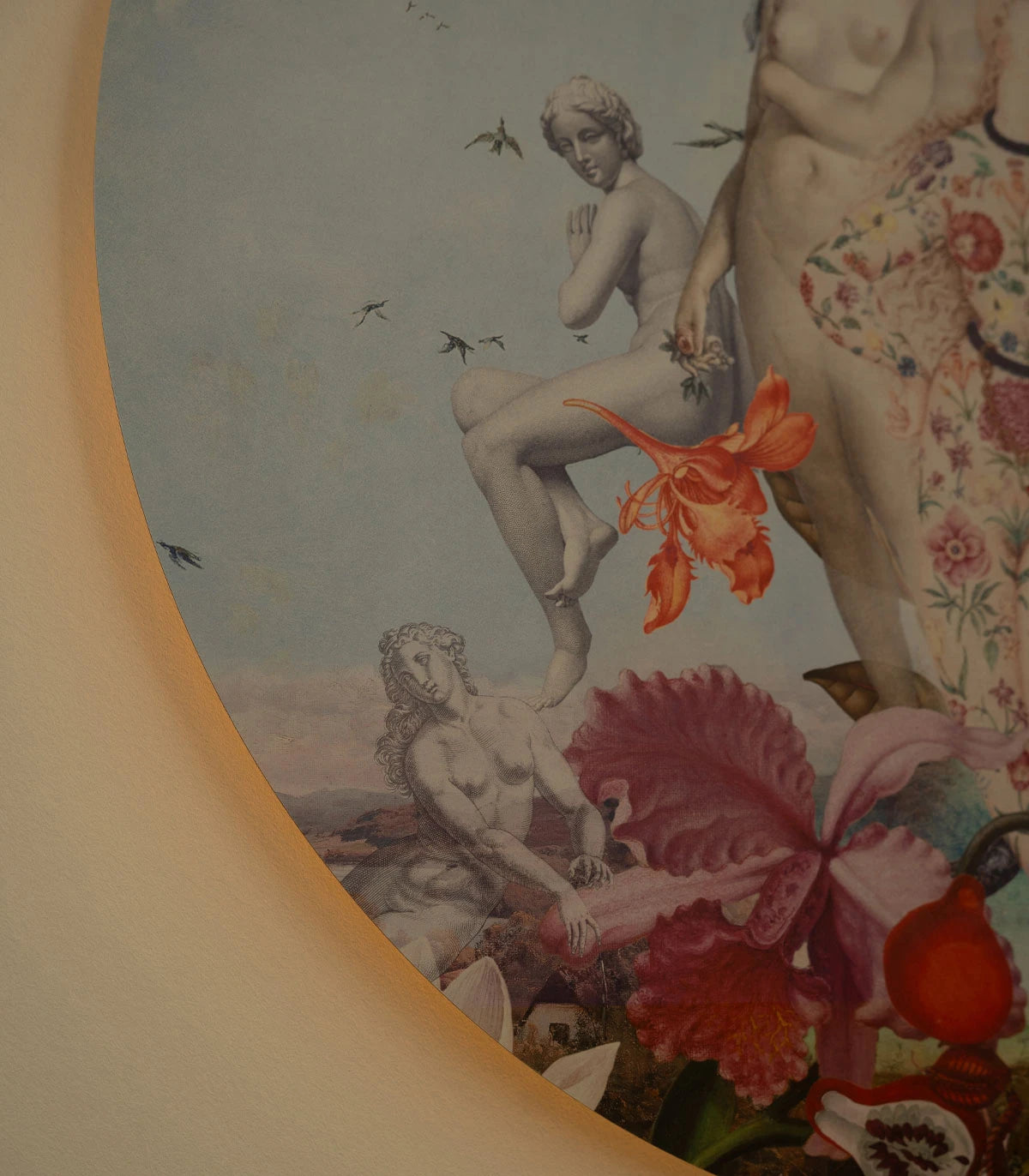 Wandlamp DOTS LIGHTING - VROUWENDAG blauw