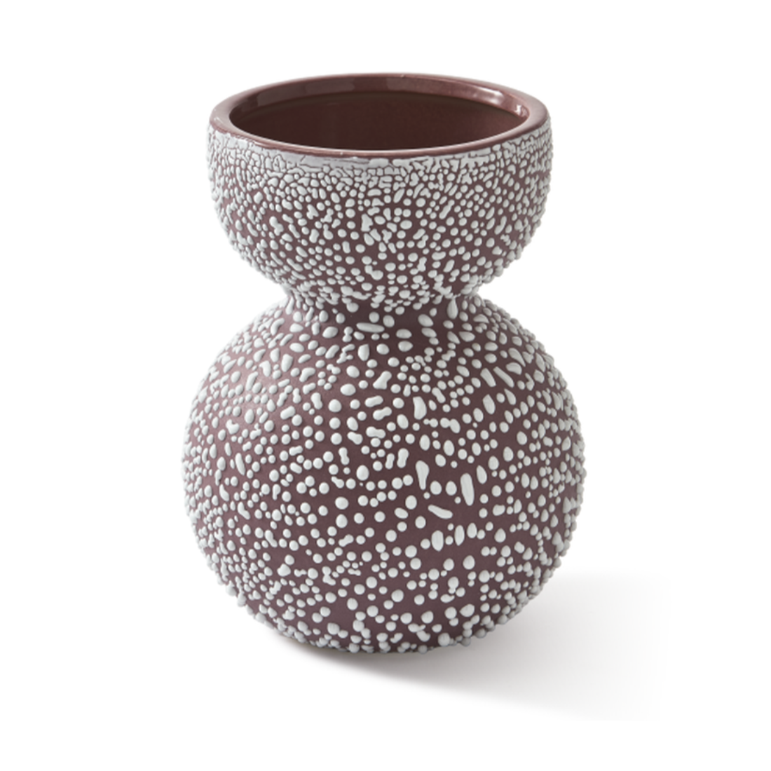 BOOLB DOTS Vase braun
