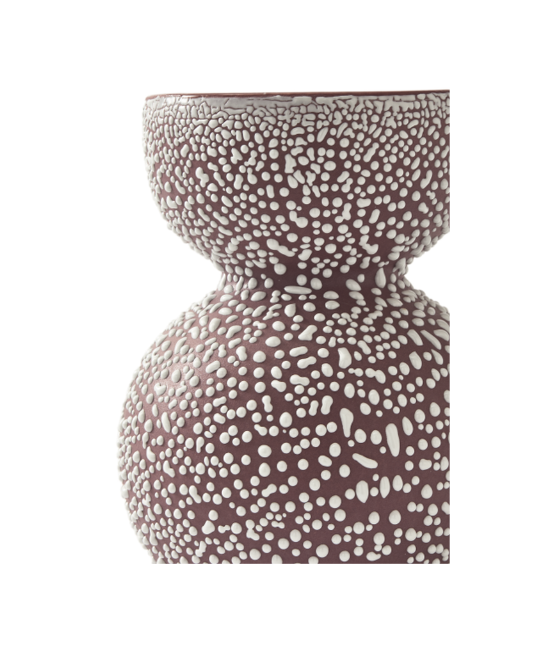 BOOLB DOTS Vase braun