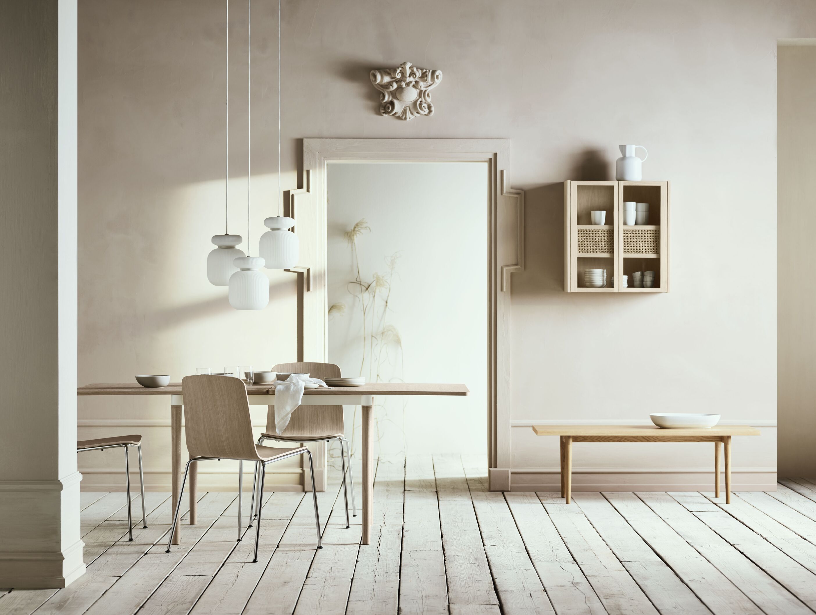 Tafel DOUBLEUP eikenhout