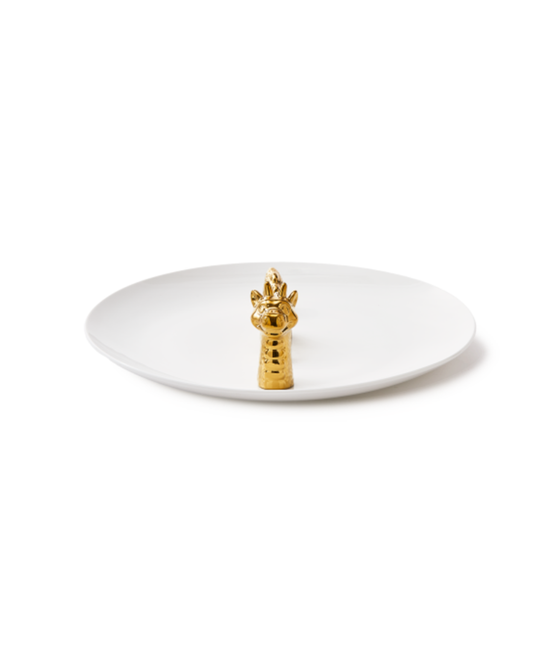 Decorative plate DRAGON gold