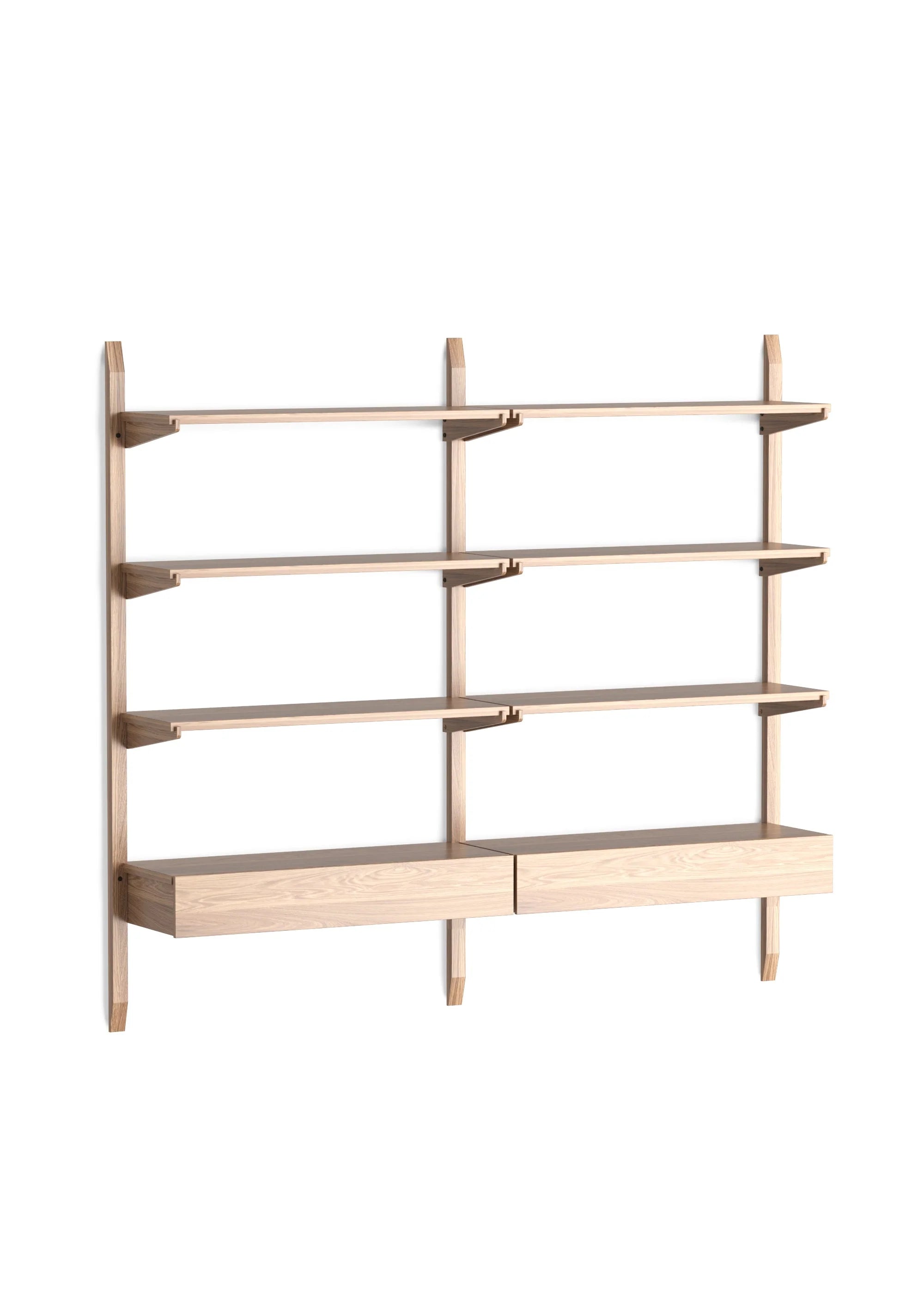 NOKI shelf system oak wood
