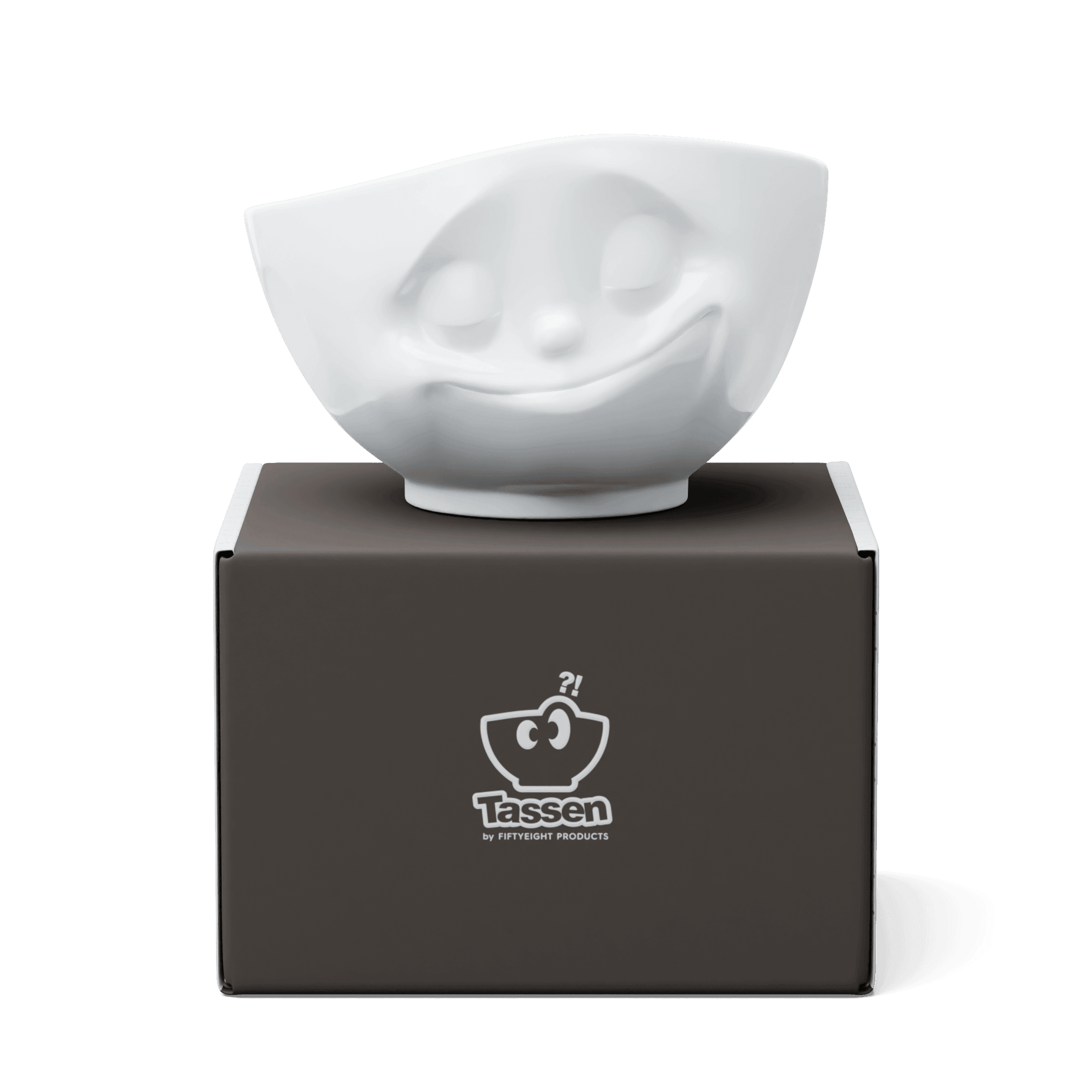 Duża miska HAPPY biały 58products Eye on Design