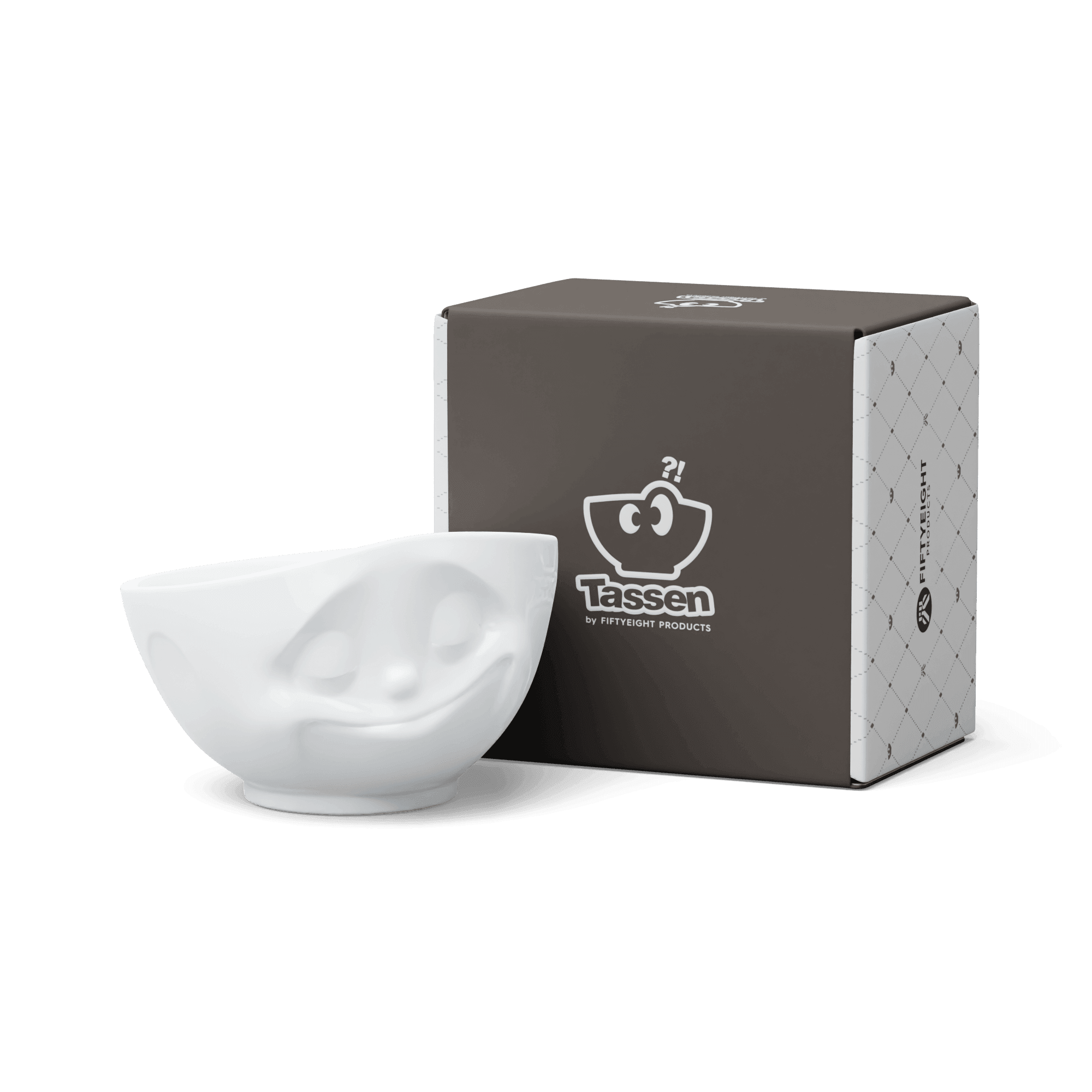 Duża miska HAPPY biały 58products Eye on Design