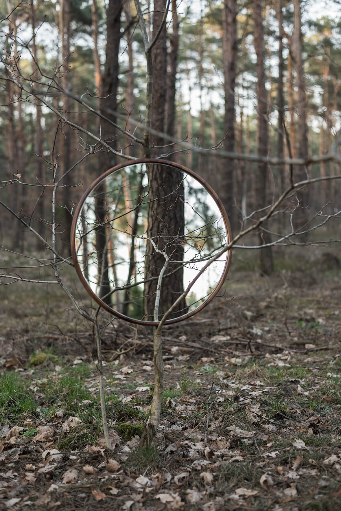 Lustro DYSK 2 notenhout