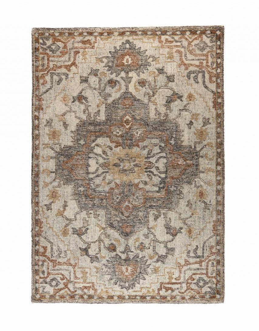 Dywan AMORI beżowy z szarymi akcentami Dutchbone Eye on Design