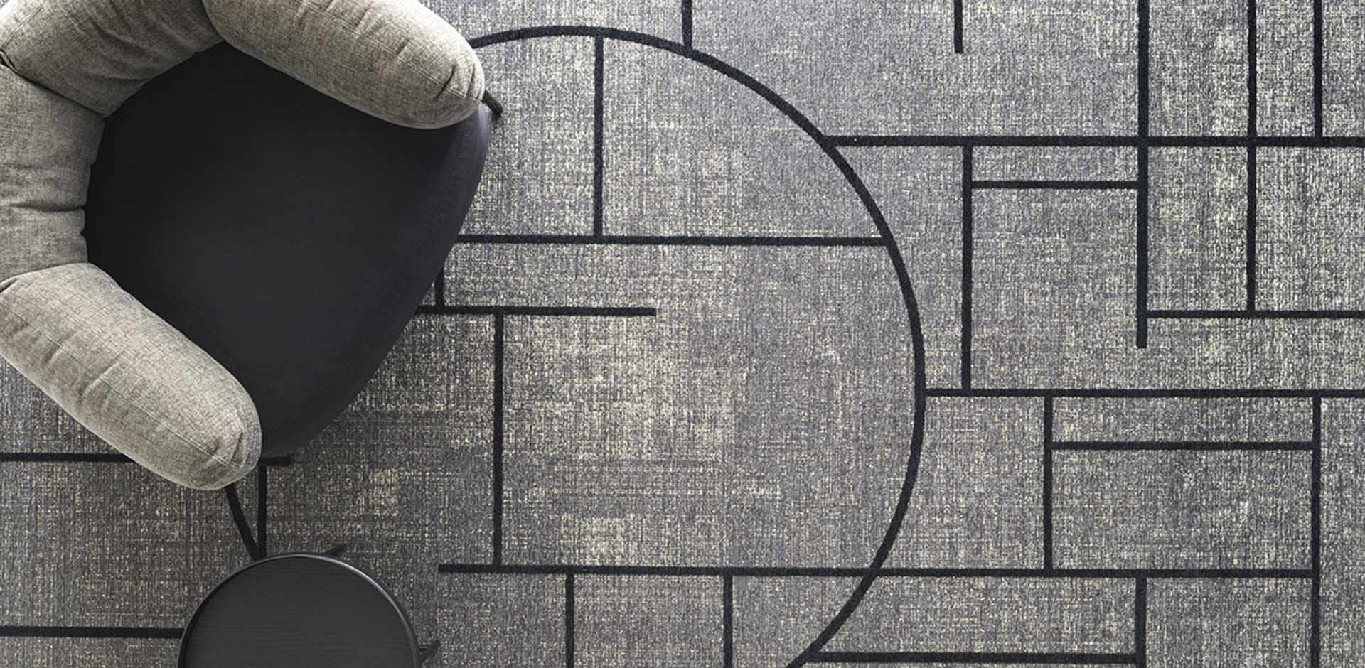 Dywan CHINESE ciemnoszary Calligaris Eye on Design