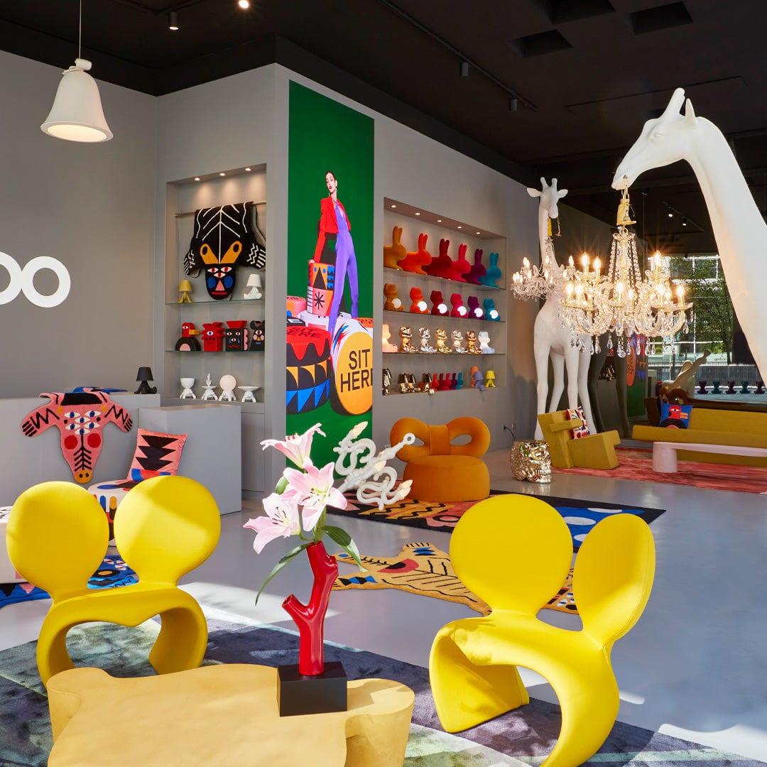 Dywan CROCOPINK różowy Qeeboo Eye on Design