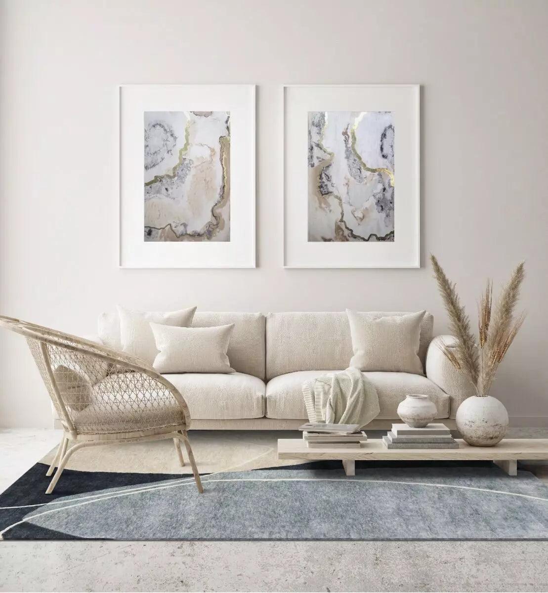 Dywan GLACIER niebieski Carpet Decor Eye on Design