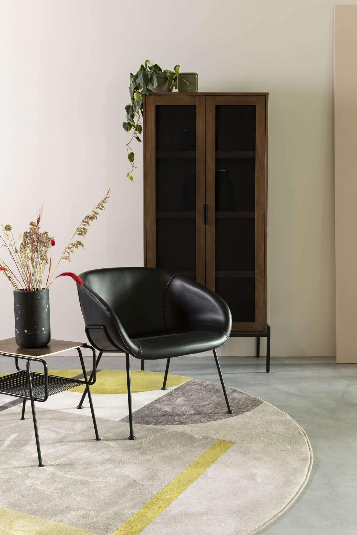 Dywan okrągły HILTON żółty - 240 cm Zuiver Eye on Design