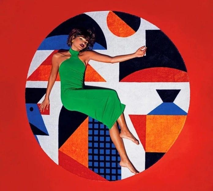 Dywan okrągły ITALIAN VIBES wielokolorowy Qeeboo Eye on Design