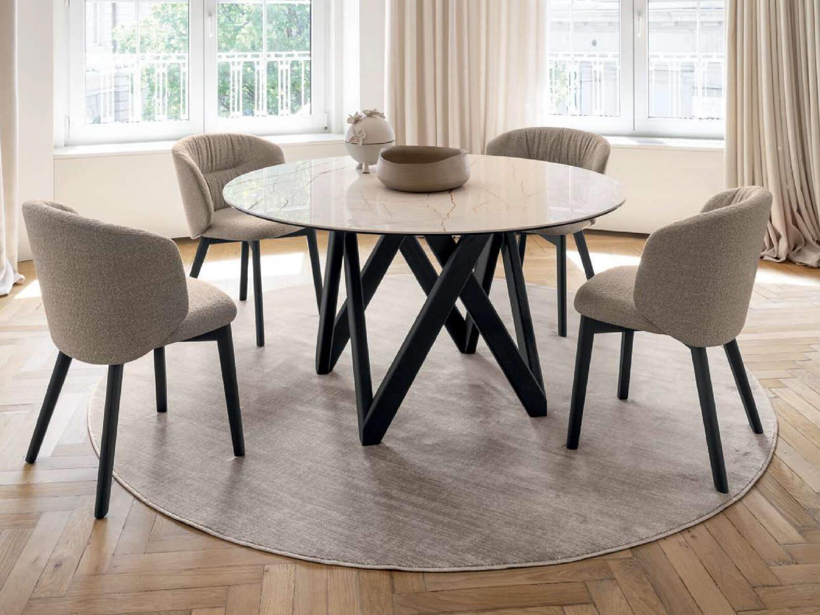 Dywan okrągły MADISON ciemnoszary Calligaris Eye on Design