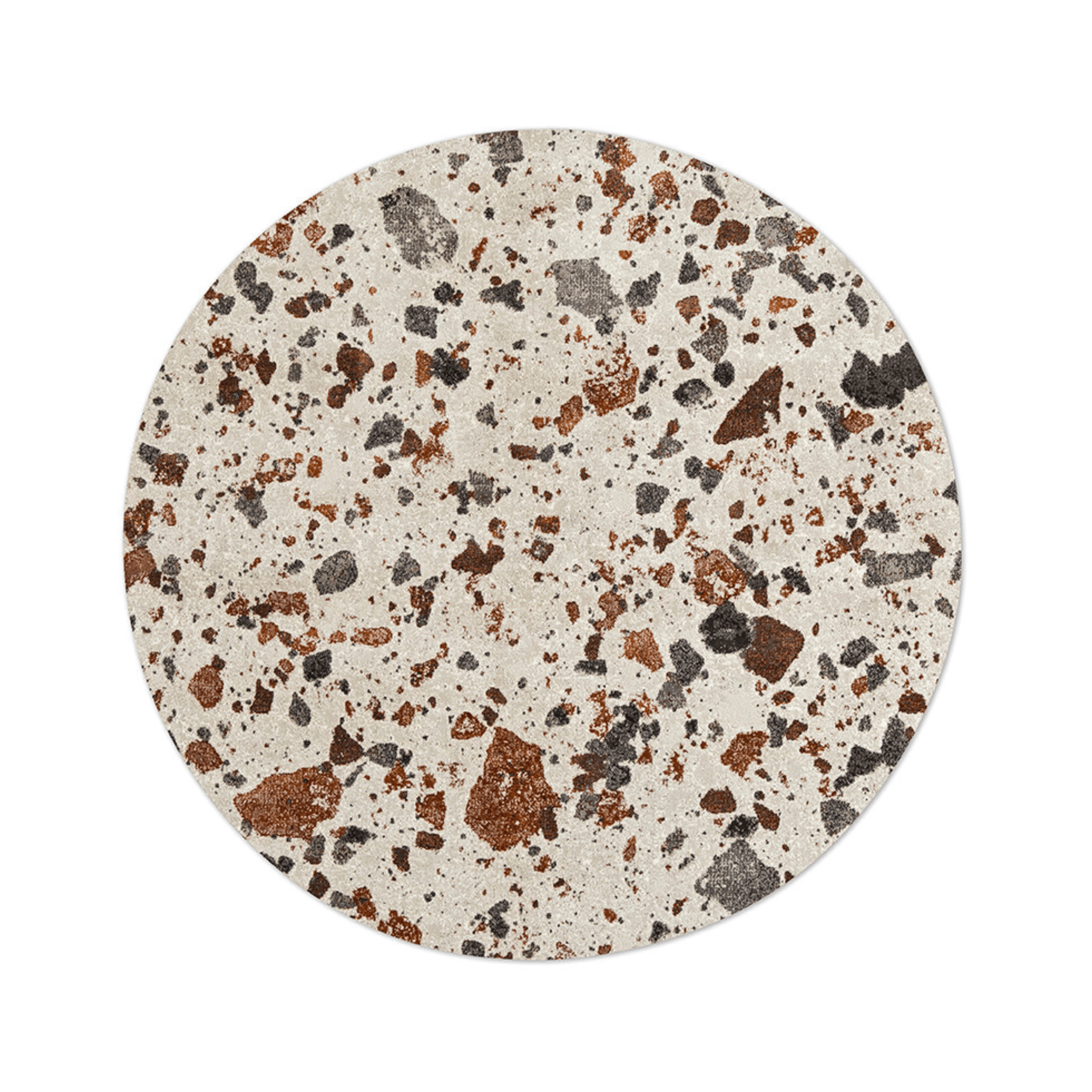 Dywan okrągły TERRAZZO beżowy Calligaris Eye on Design