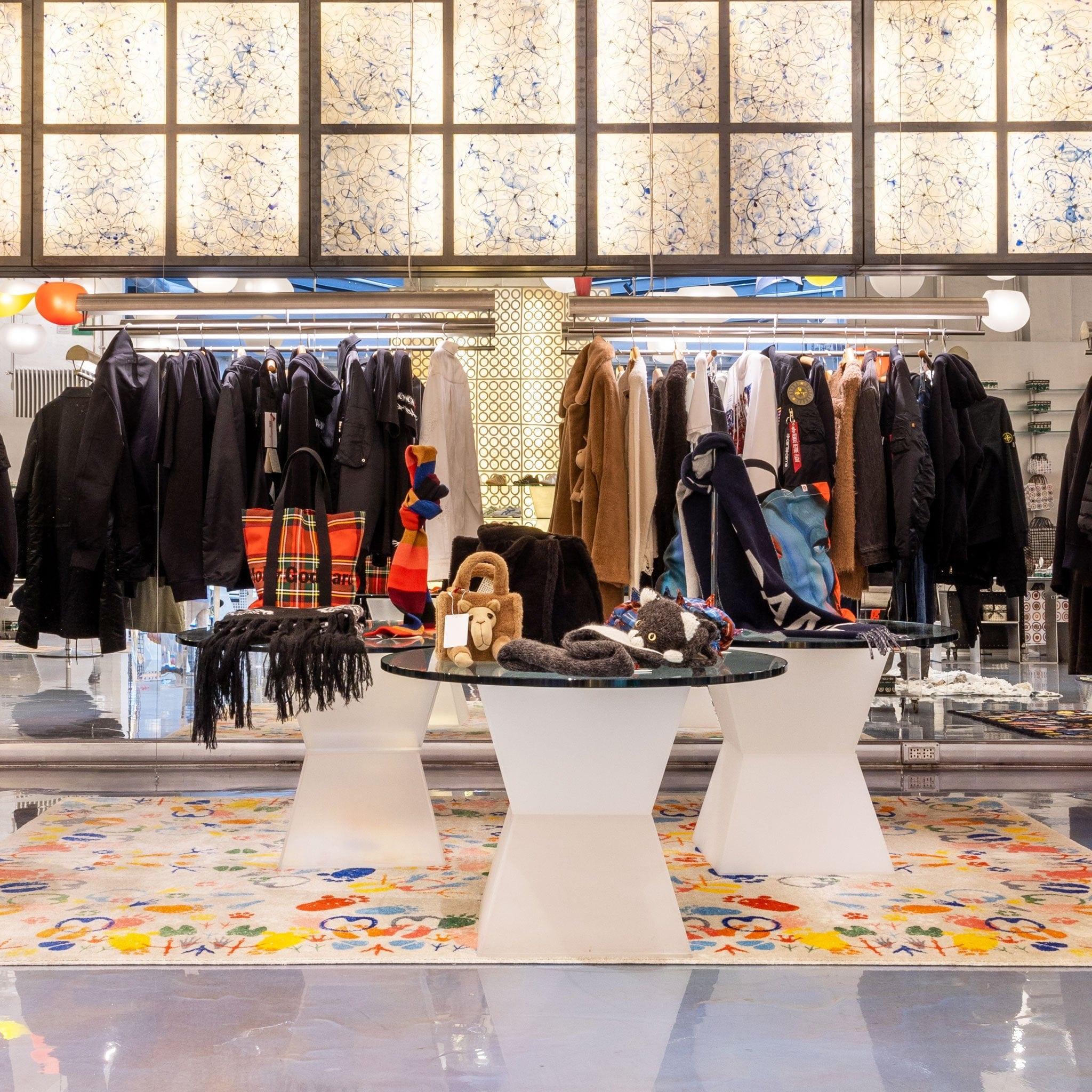 Dywan prostokątny LET'S DANCE beżowy Qeeboo Eye on Design