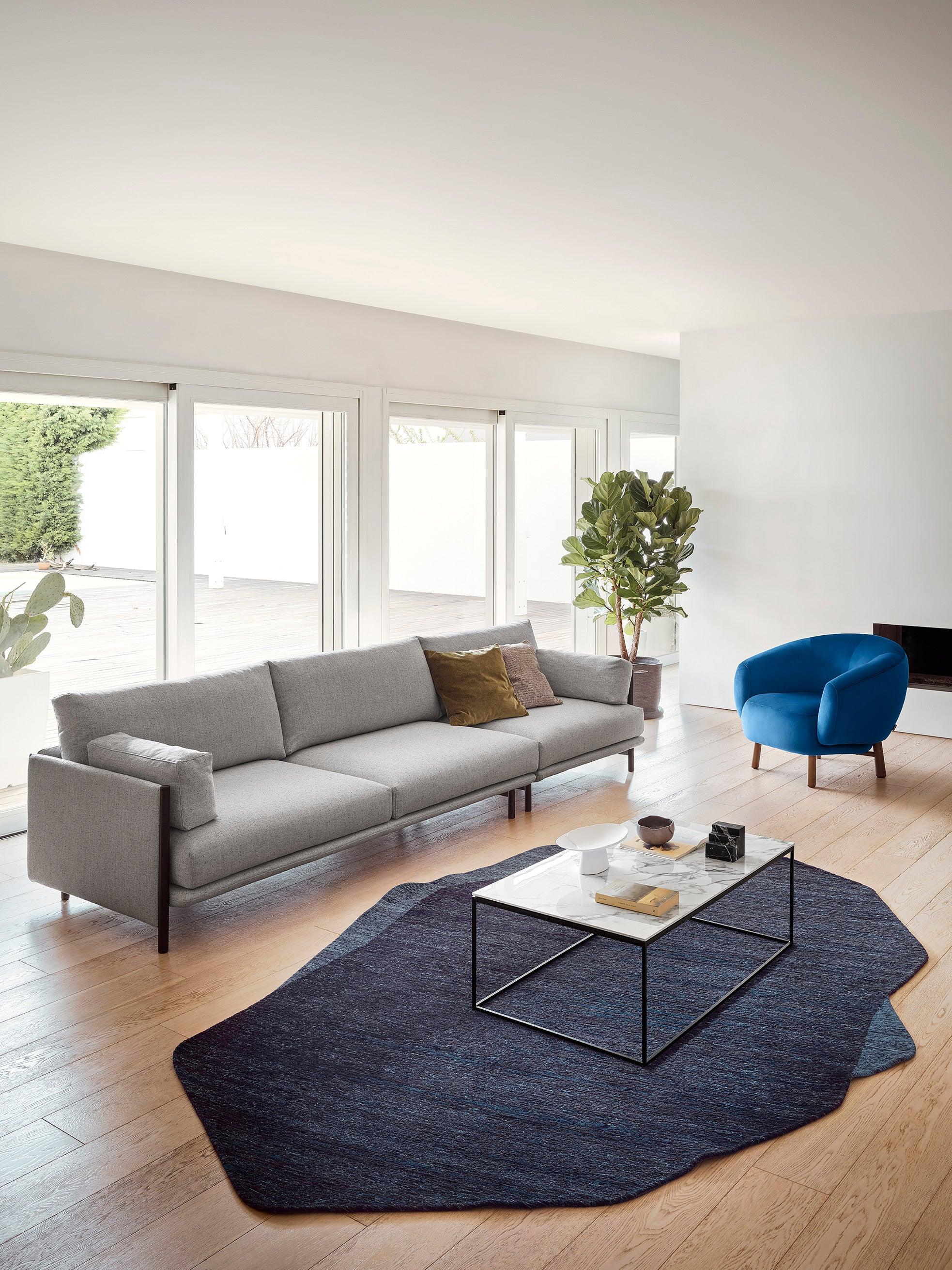 Dywan ROCHE niebieski Calligaris Eye on Design