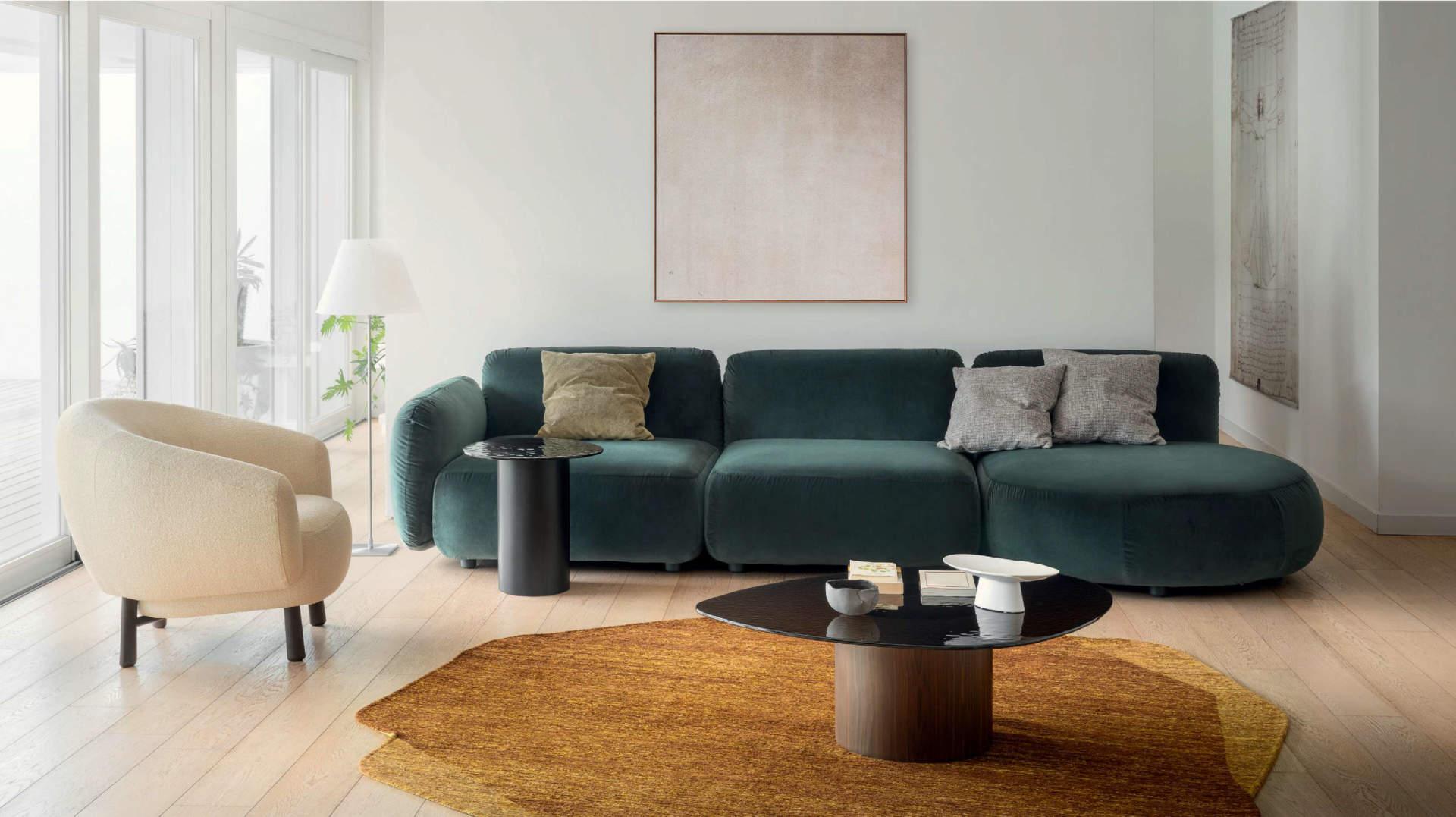 Dywan ROCHE ochra Calligaris Eye on Design