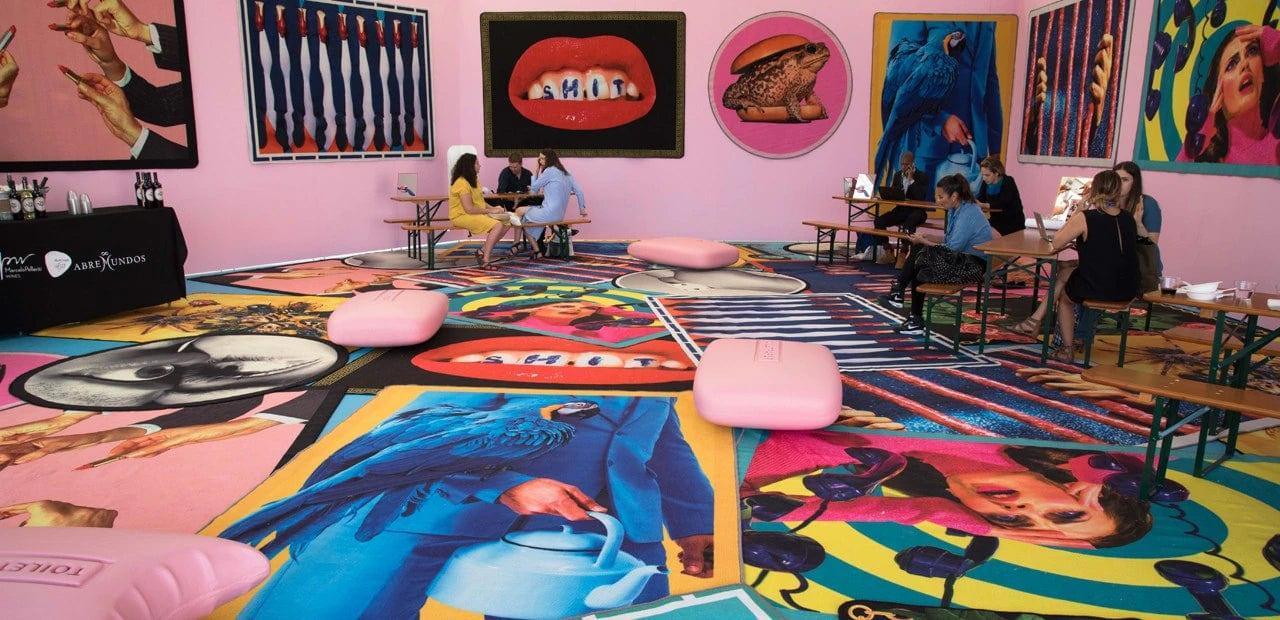 Dywan ROUND LIPSTICKS Seletti Eye on Design