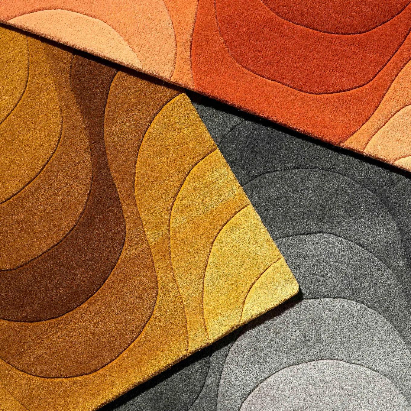 Dywan WAVE RUG pomarańczowy Verpan Eye on Design