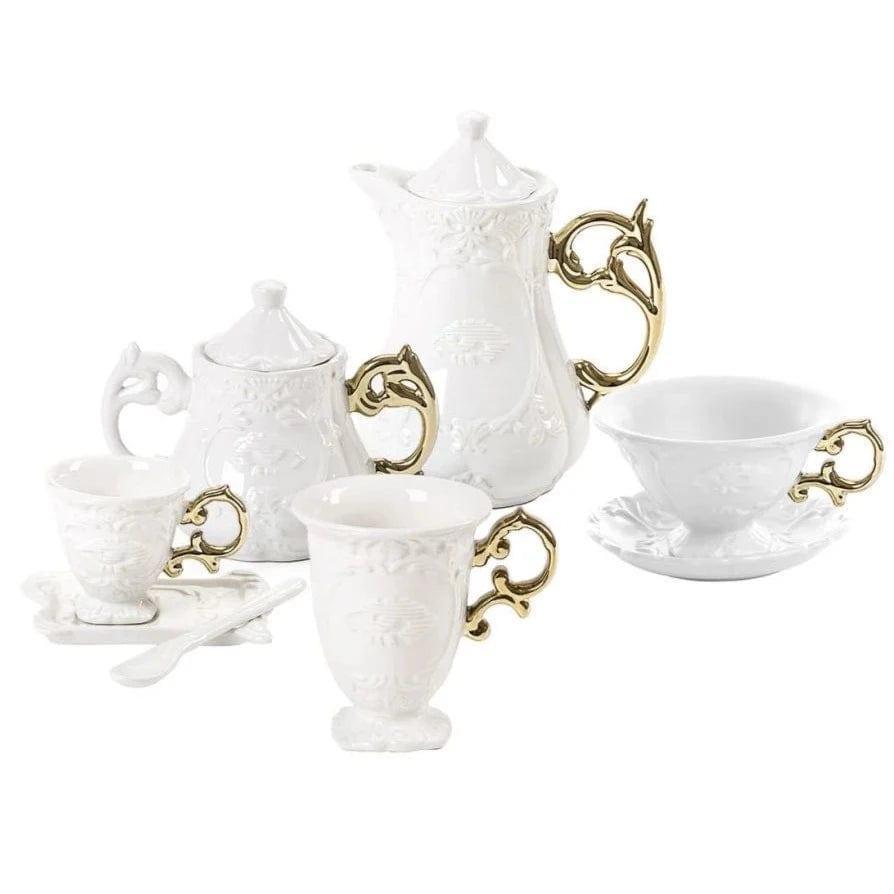 Dzbanek I-WARES I-TEAPOT złoty Seletti Eye on Design