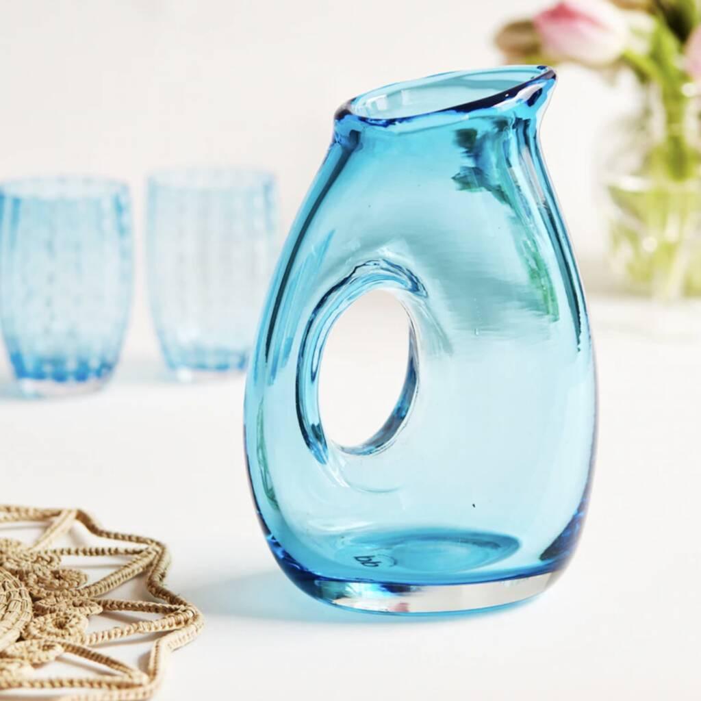 Dzbanek JUG WITH HOLE jasnoniebieski Pols Potten Eye on Design