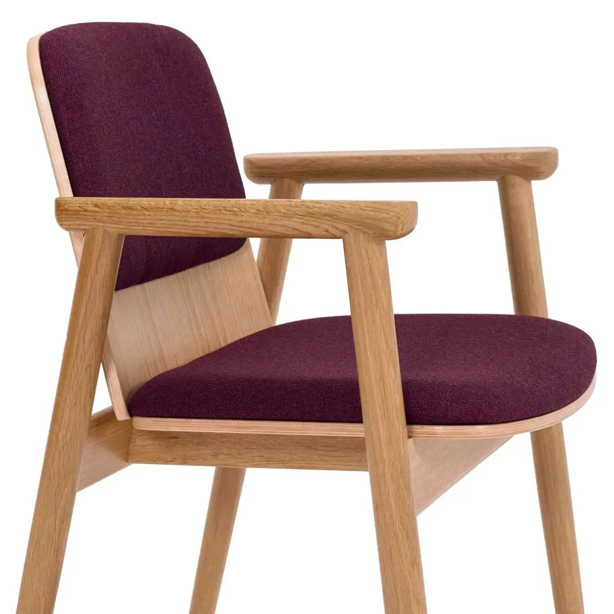 Fauteuil met armleuningen PROP B-4395 gestoffeerd