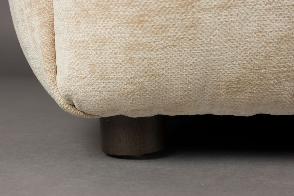 HACKMAN Modular Sofa - Right-End Element Beige Velvet