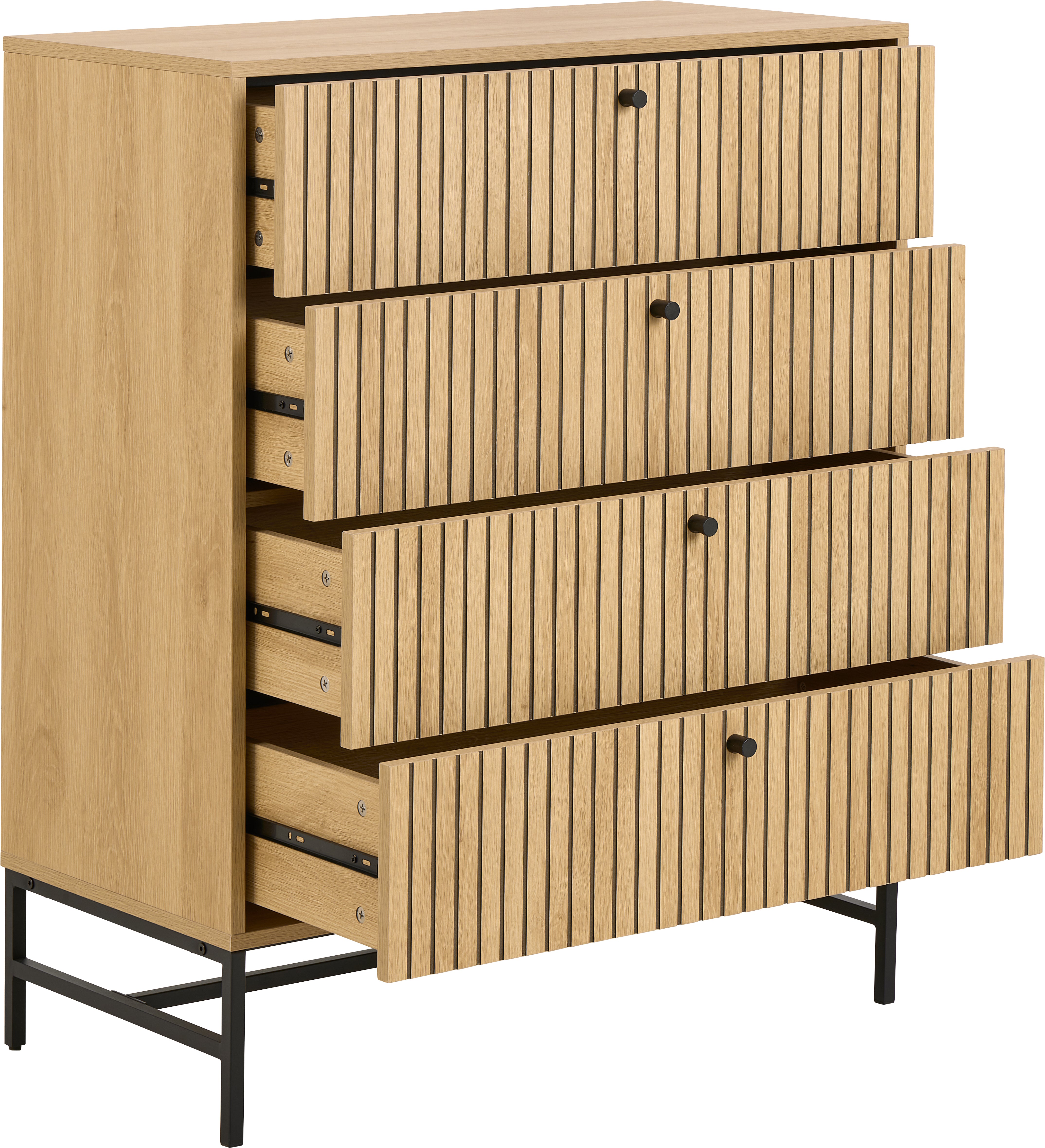 ALBANY kast van eiken melamine