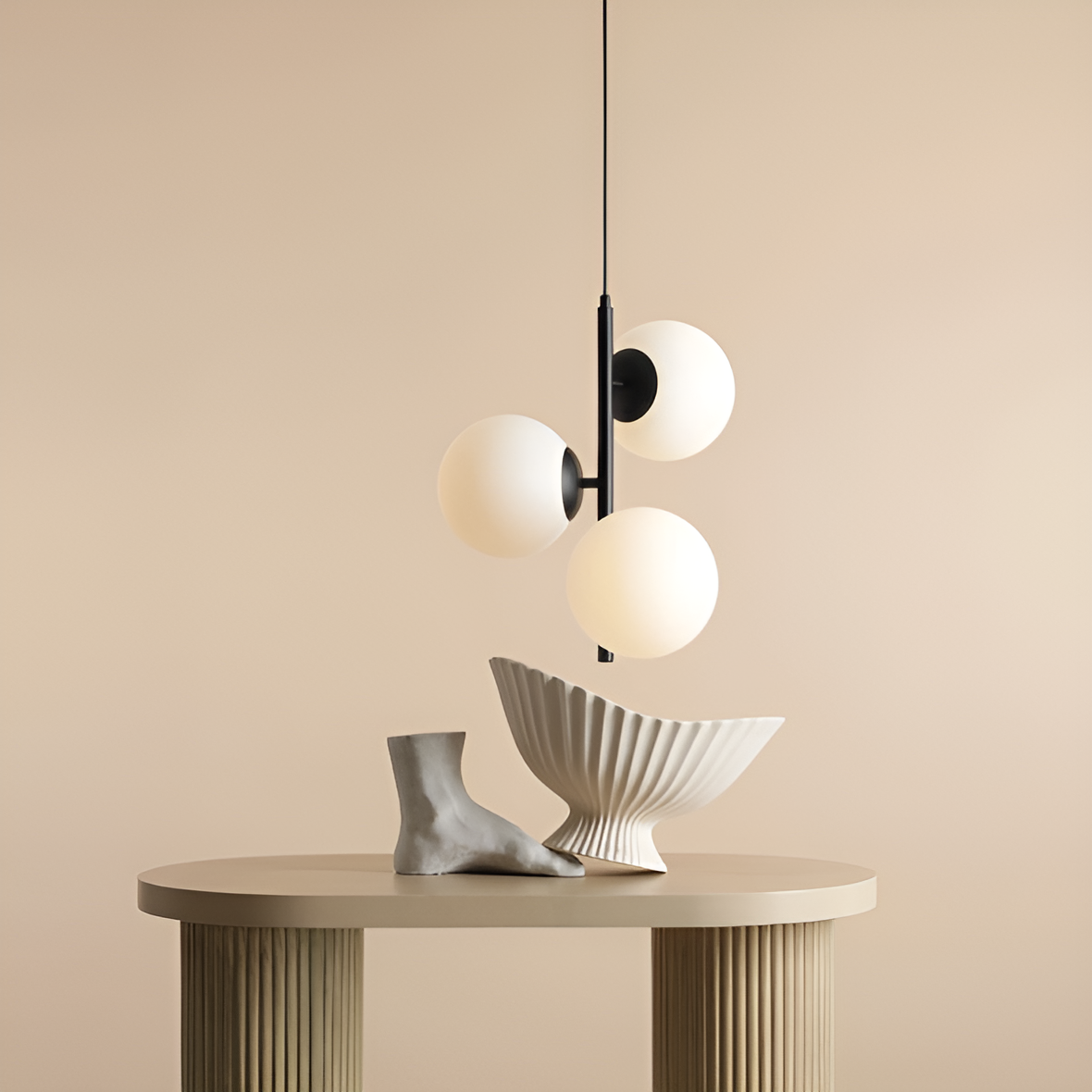 FINN TRIO BLACK LAMP