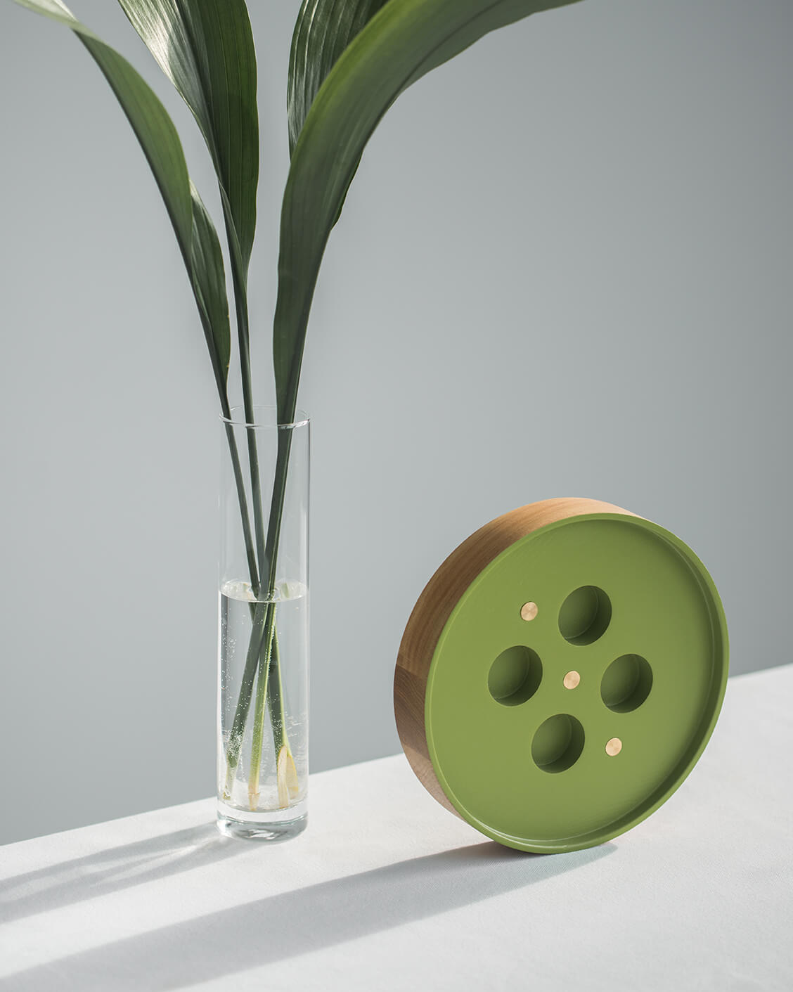 ENLIGHTENMENT 4 tealight holder green