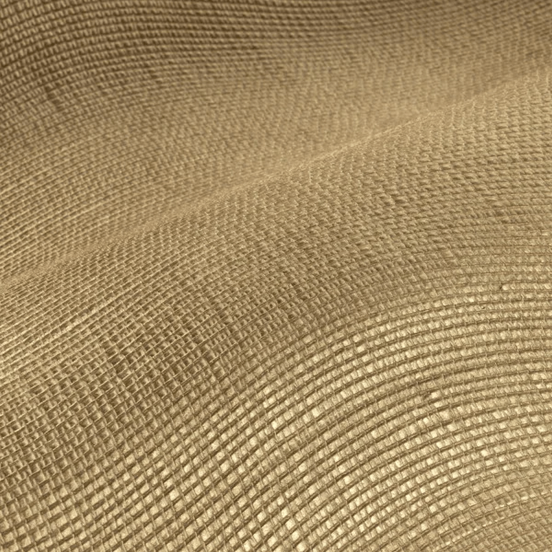 Metallic Structural Wallpaper in Waves KOTA - MORDORÉ Brown with Gold