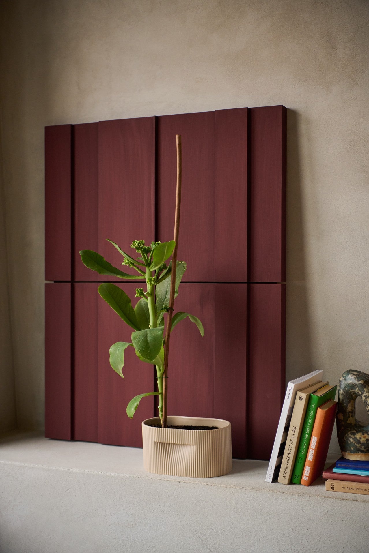 Ridge Planter Beige