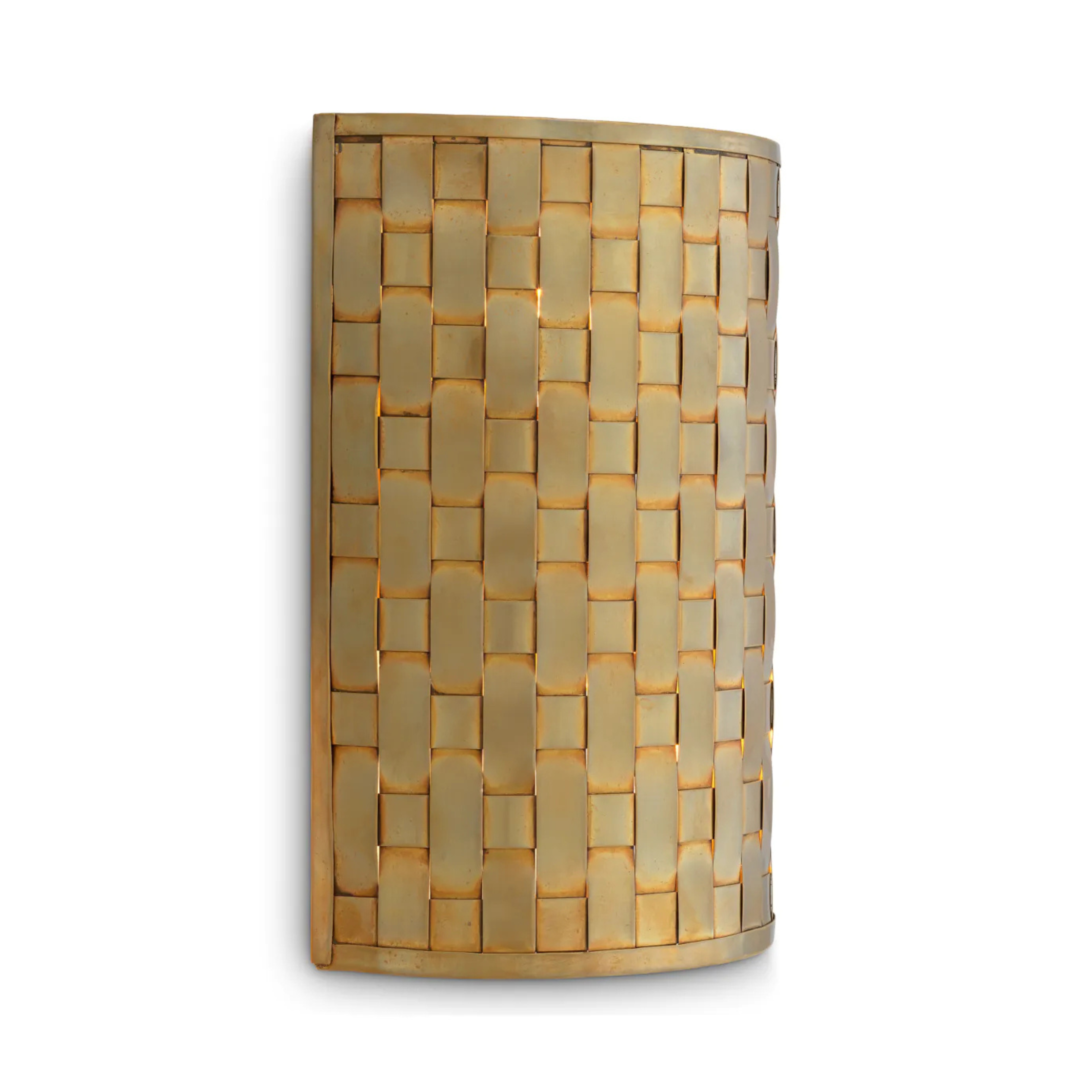 Wandlamp LAUSANNE antiek messing