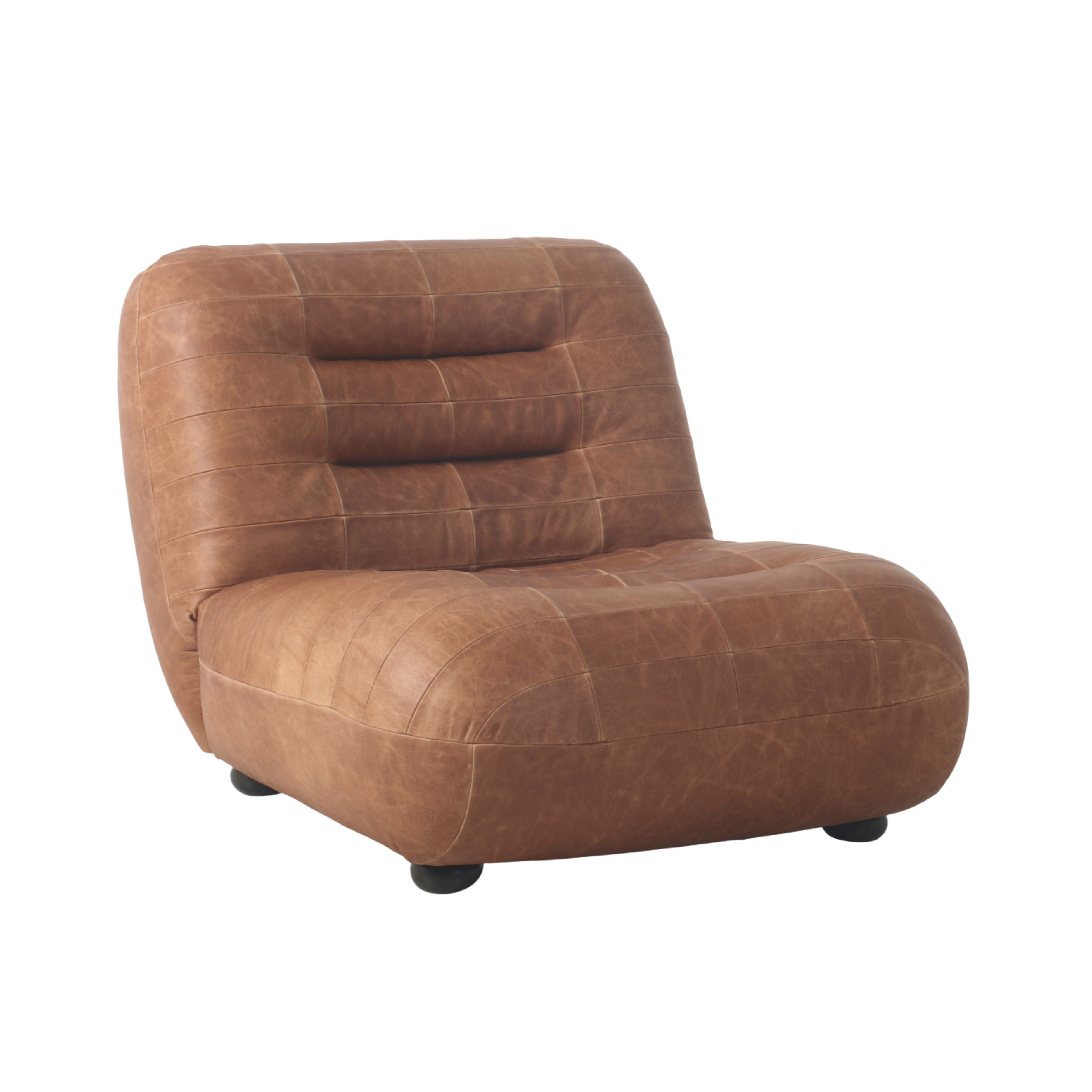 Sessel WYATT WAX cognac Leder