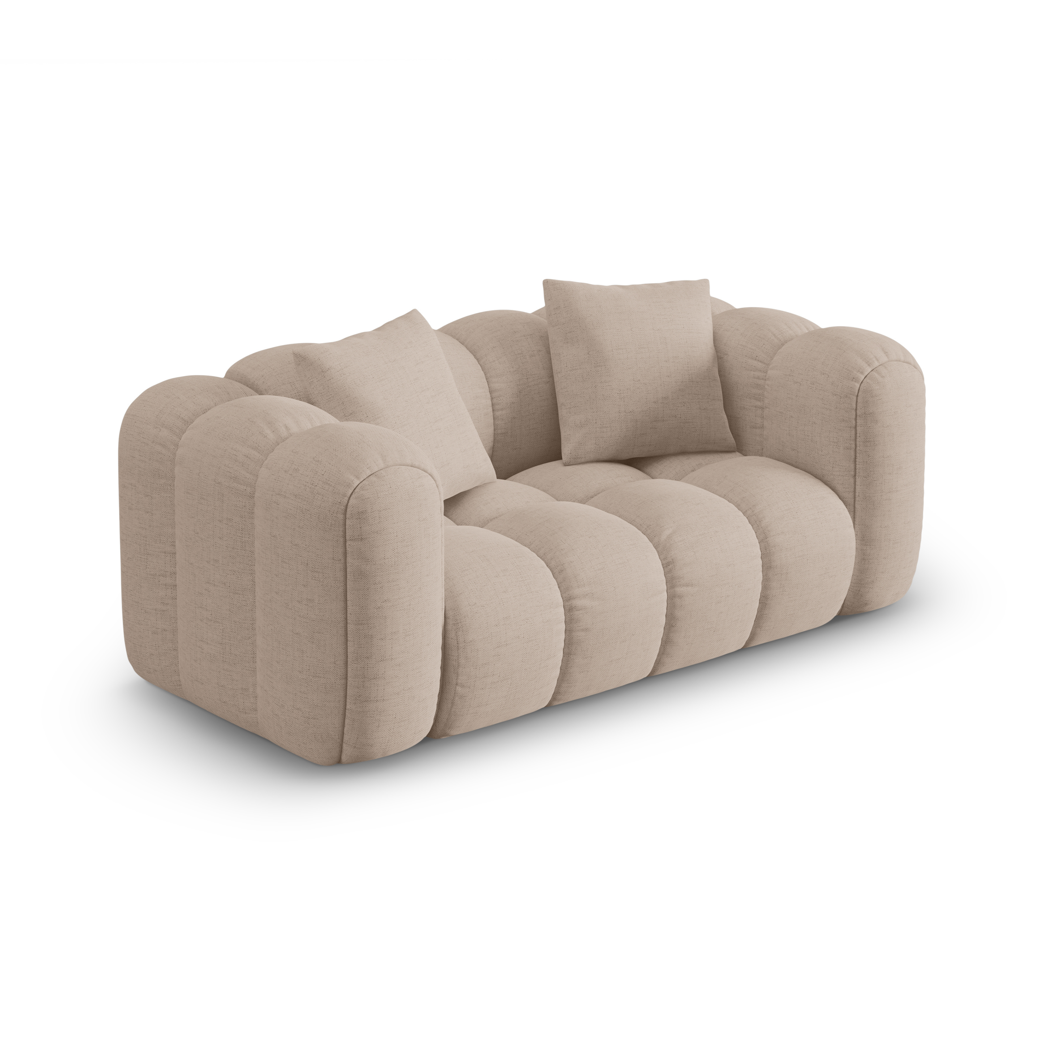 2-seater Sofa ASTRO cappuccino chenille